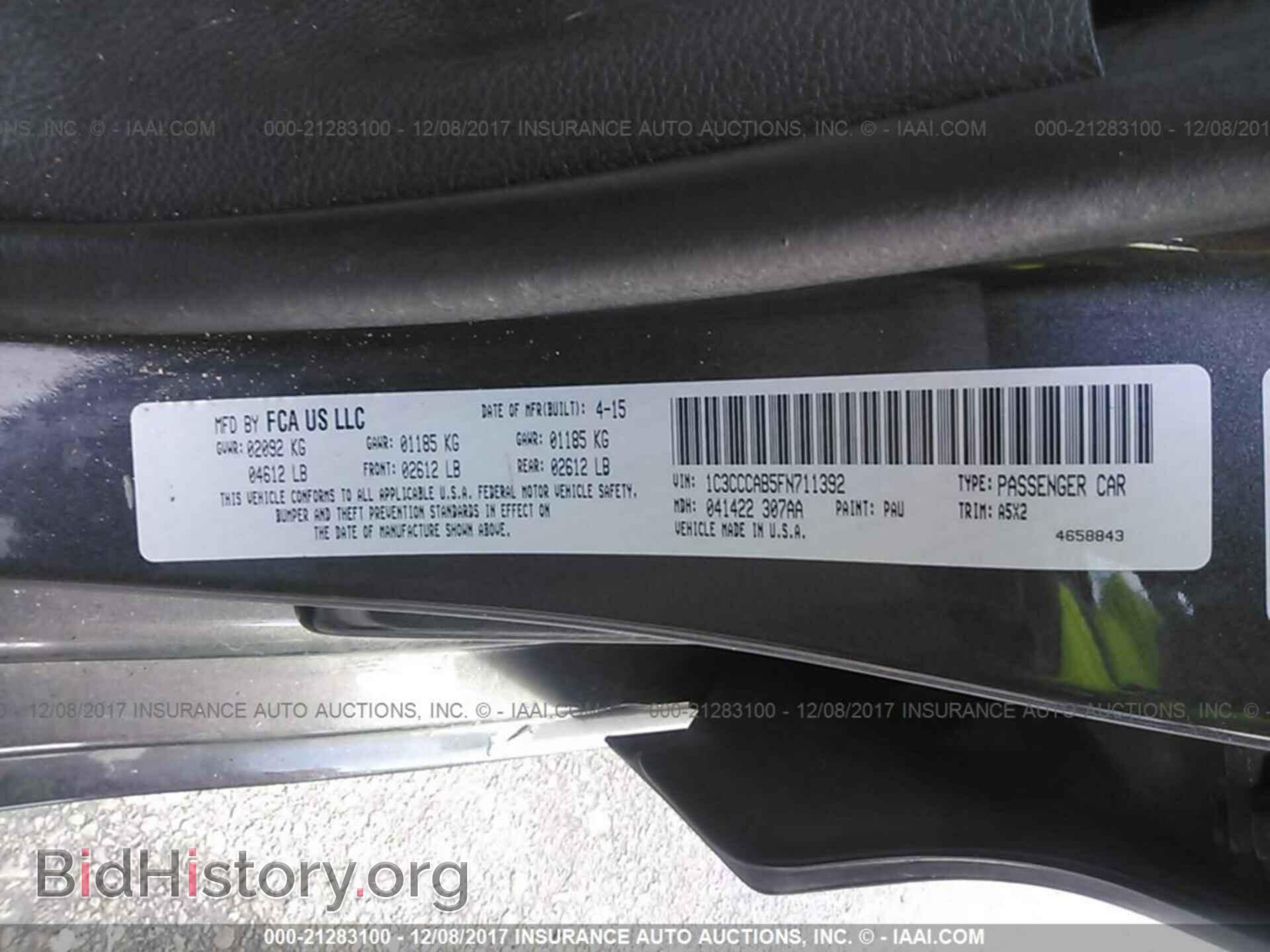 2015 Chrysler 200 - VIN: 1C3CCCAB5FN711392 - Photo 9