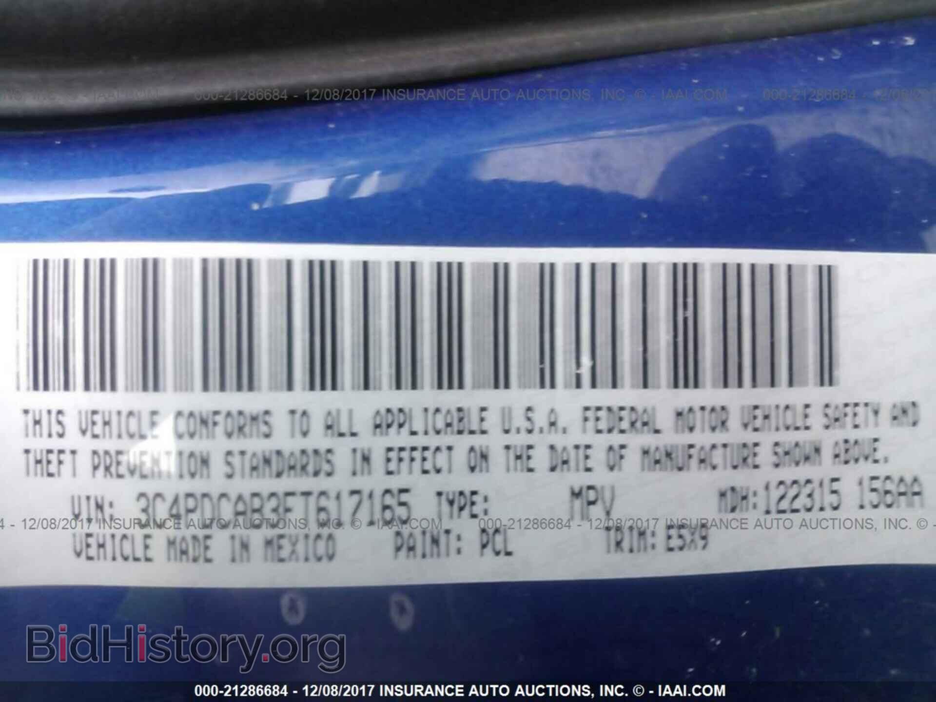 2015 Dodge Journey - VIN: 3C4PDCAB3FT617165 - Фото 9