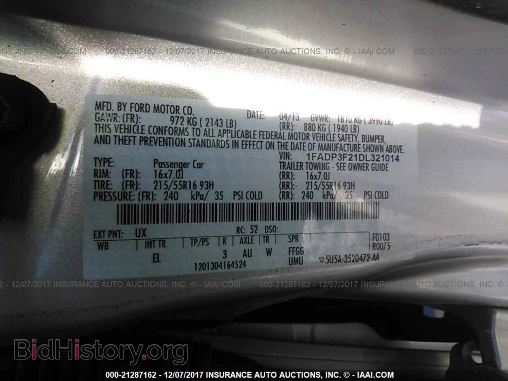 2013 Ford Focus - VIN: 1FADP3F21DL321014 - Photo 9