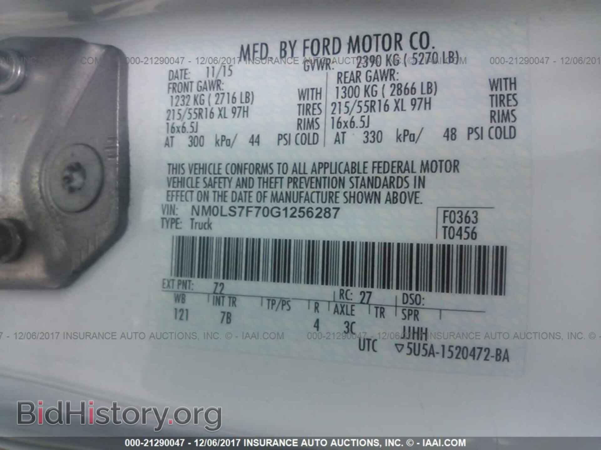 2016 Ford Transit - VIN: NM0LS7F70G1256287 - Photo 9