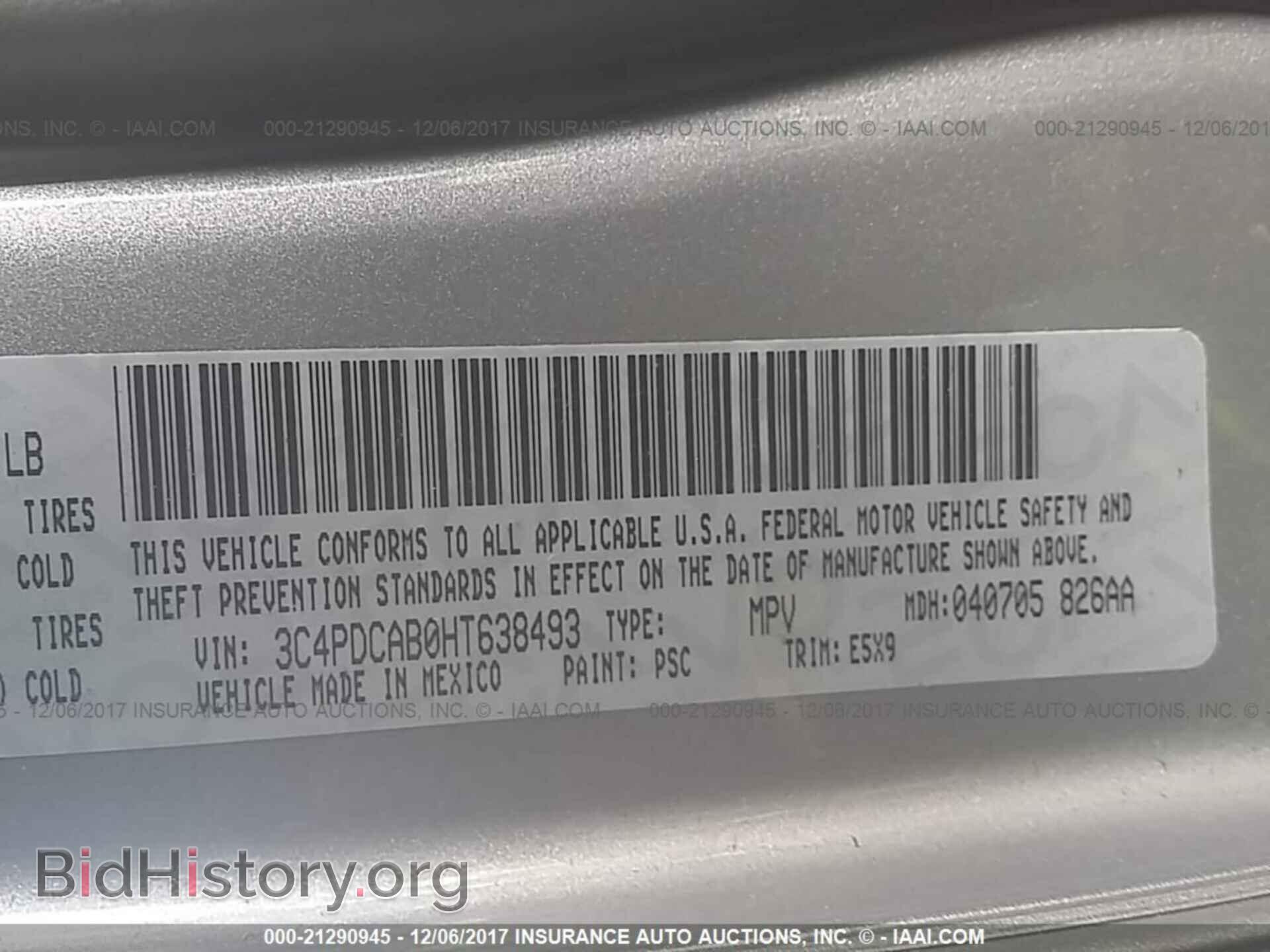 2017 Dodge Journey - VIN: 3C4PDCAB0HT638493 - Photo 9