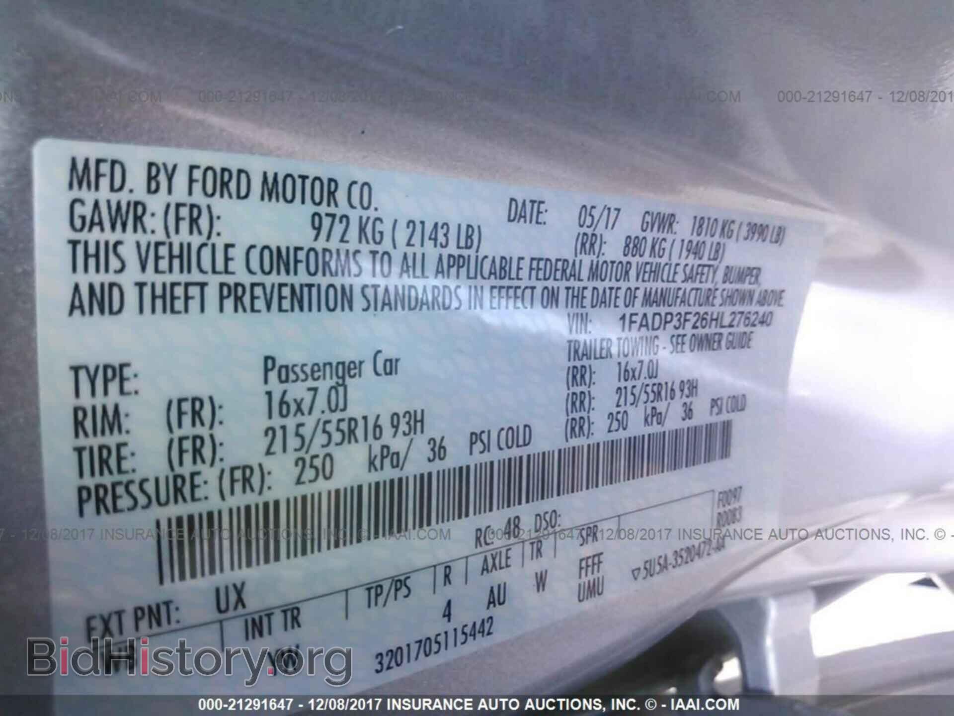 2017 Ford Focus - VIN: 1FADP3F26HL276240 - Photo 9