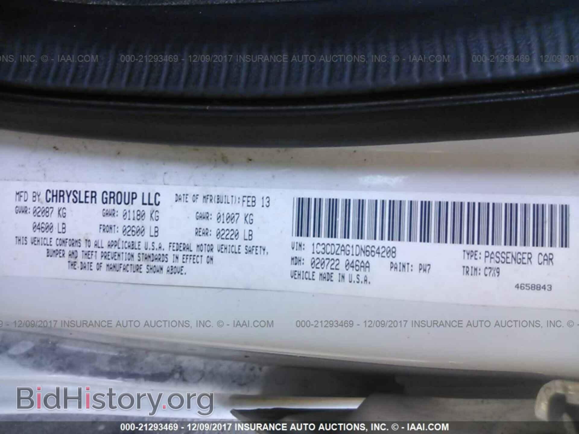 2013 Dodge Avenger - VIN: 1C3CDZAG1DN664208 - Photo 9