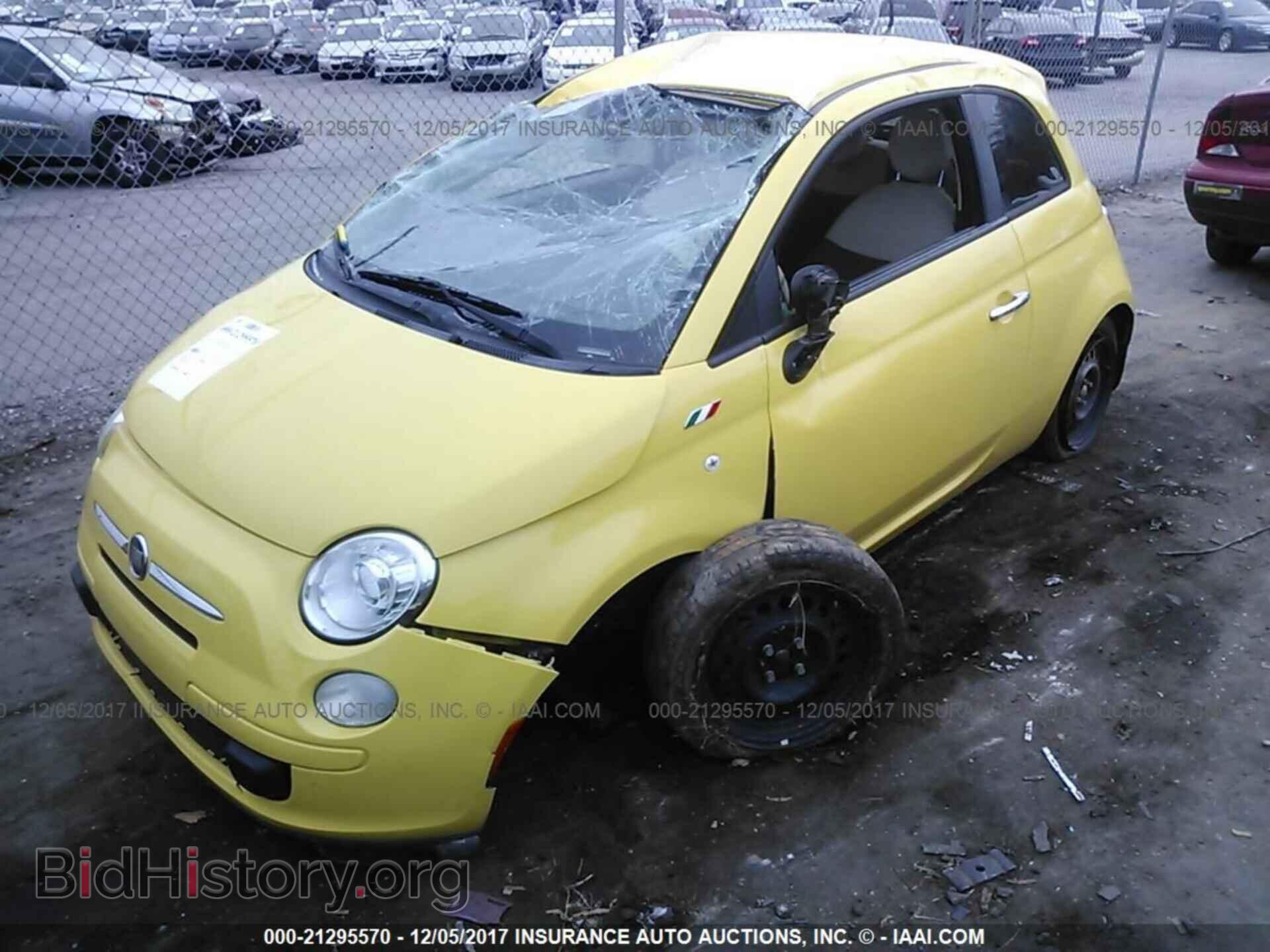 2013 Fiat 500 - VIN: 3C3CFFAR4DT603199 - Фото 2