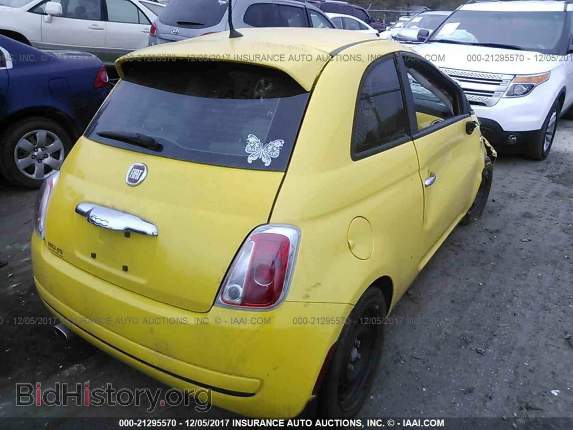 2013 Fiat 500 - VIN: 3C3CFFAR4DT603199 - Фото 4
