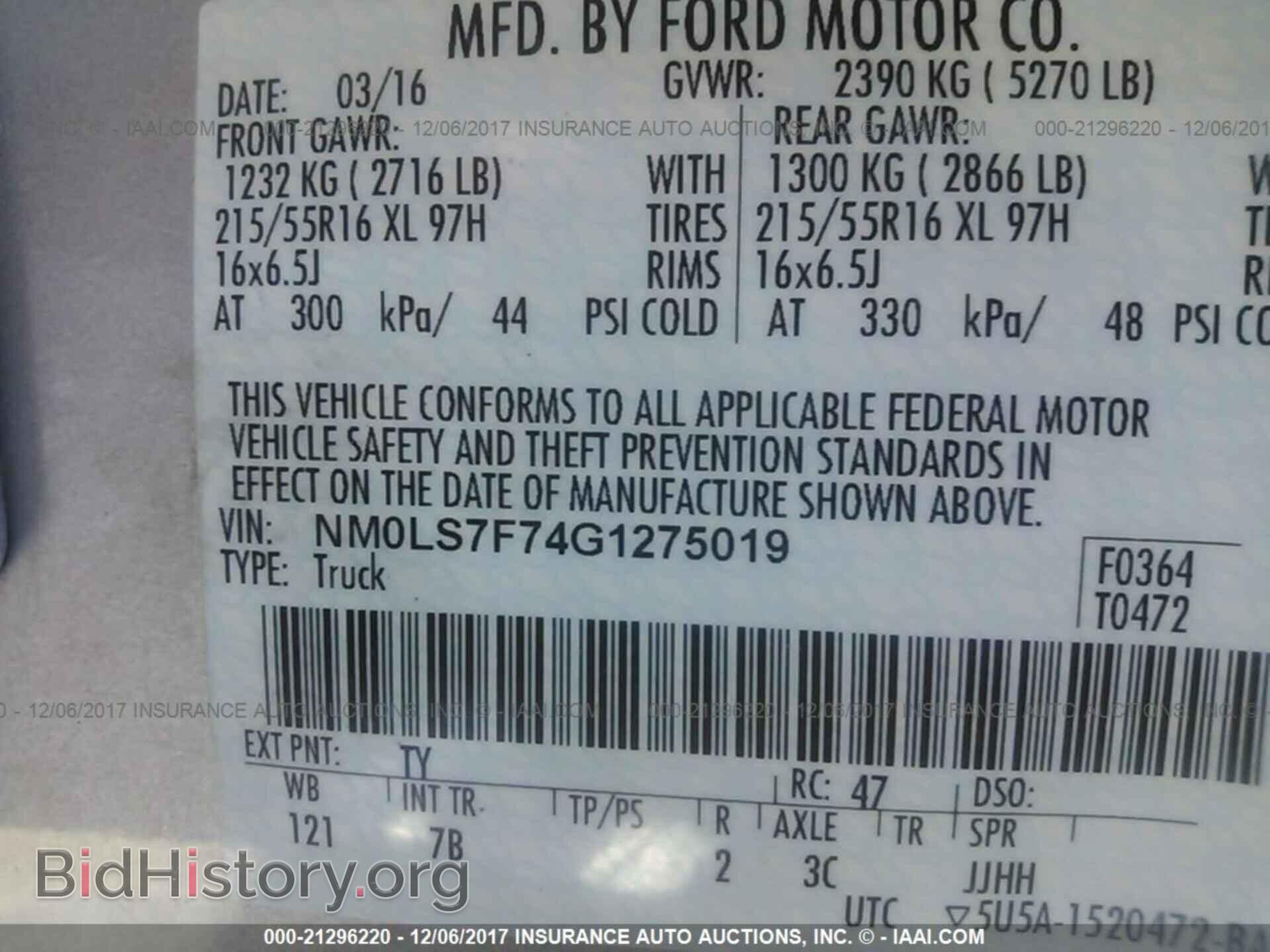 2016 Ford Transit - VIN: NM0LS7F74G1275019 - Photo 9