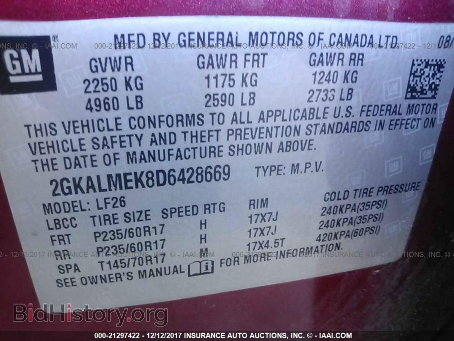 2013 Gmc Terrain - VIN: 2GKALMEK8D6428669 - Photo 9