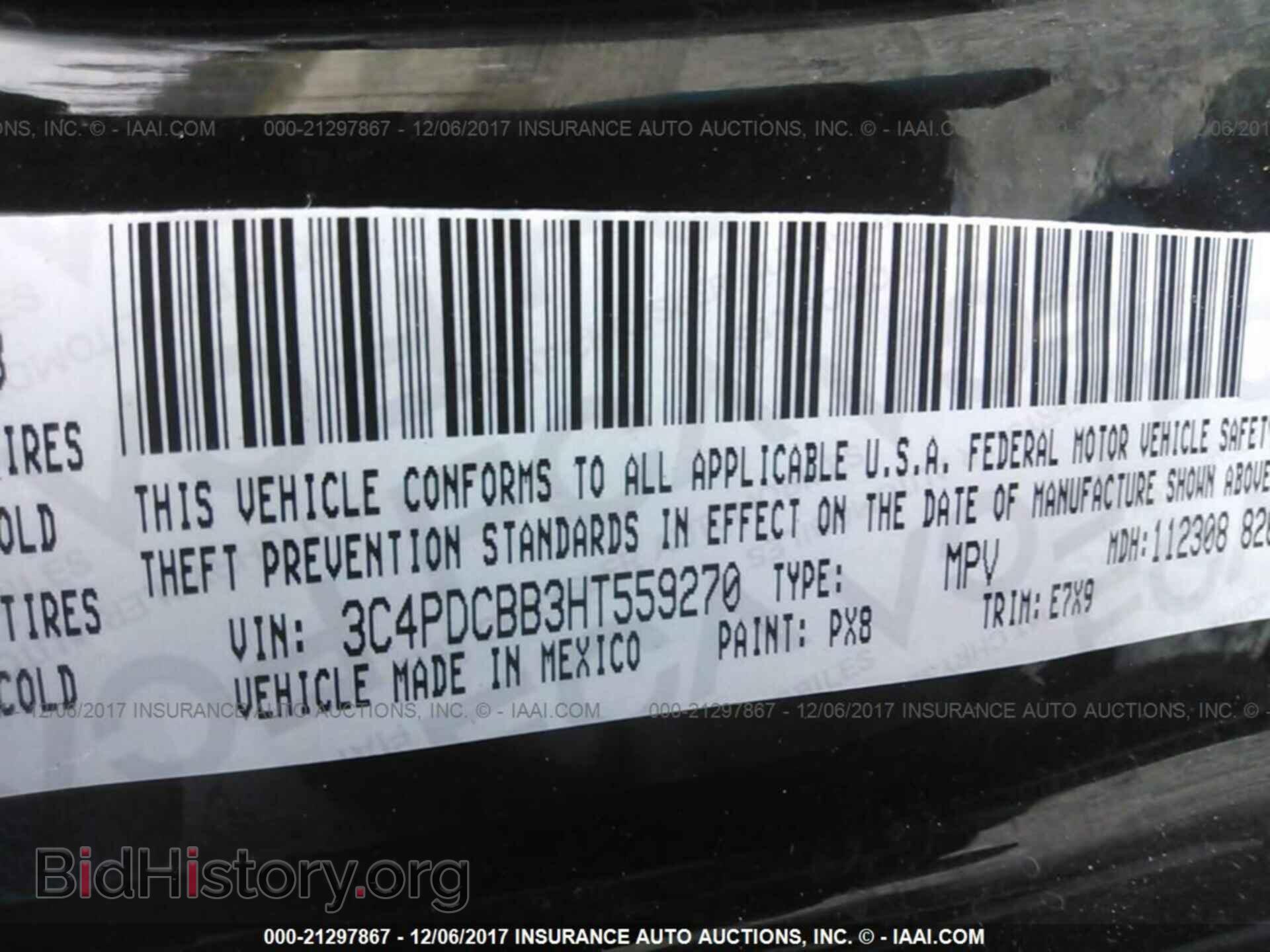 2017 Dodge Journey - VIN: 3C4PDCBB3HT559270 - Photo 9