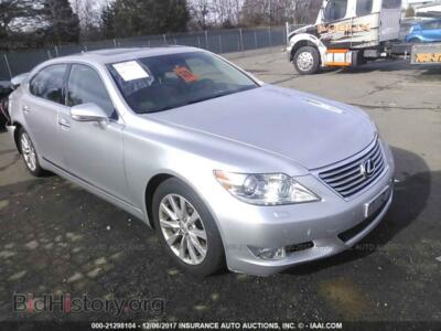 2011 Lexus LS, серебристый — VIN JTHDL5EF9B5003793, IAAI