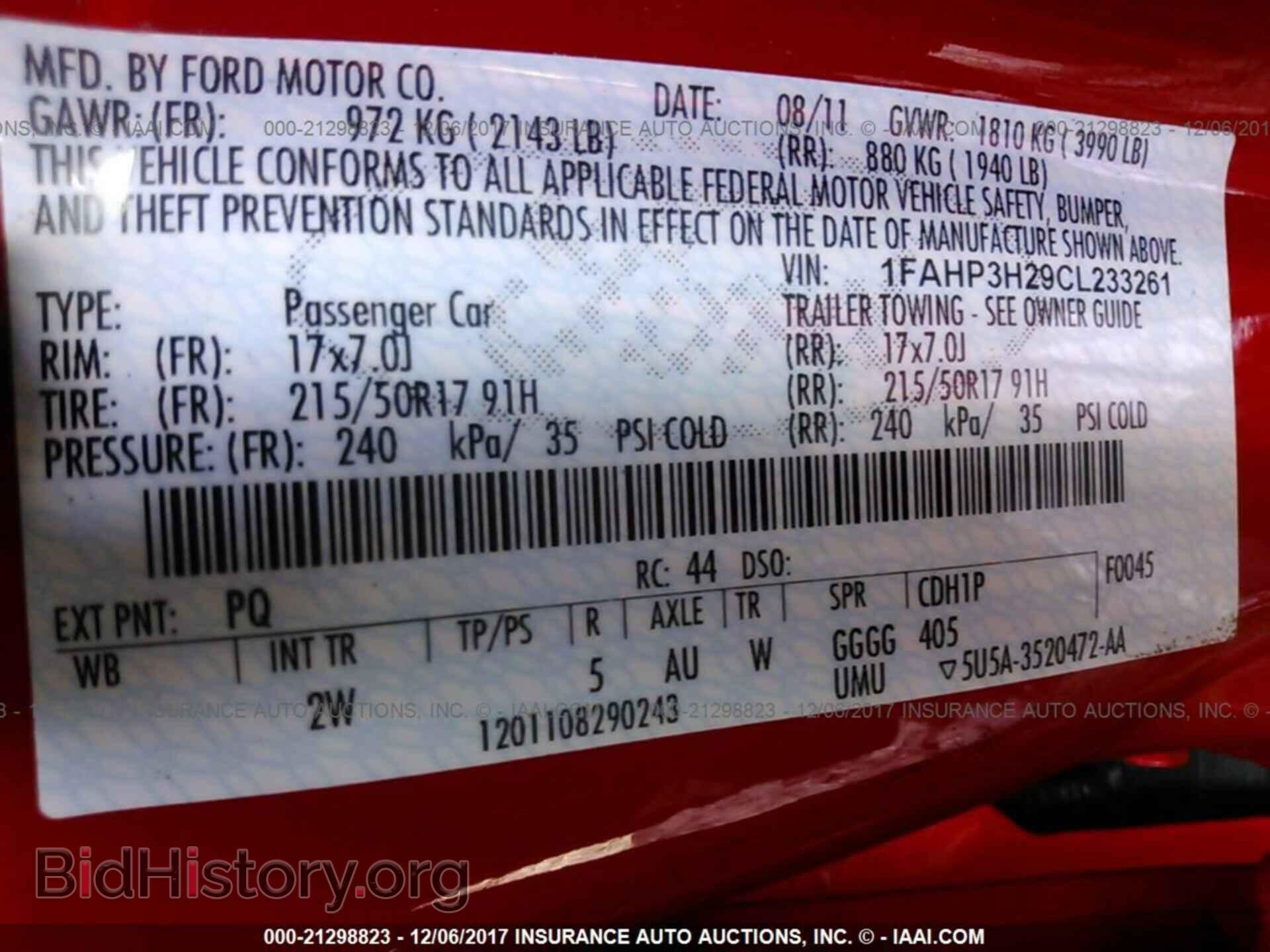 2012 Ford Focus - VIN: 1FAHP3H29CL233261 - Photo 9