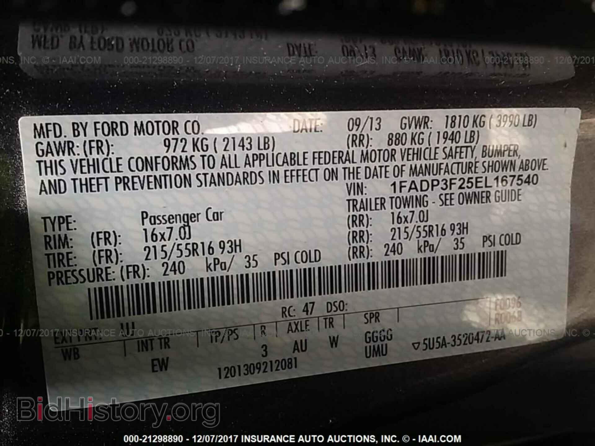 2014 Ford Focus - VIN: 1FADP3F25EL167540 - Photo 9