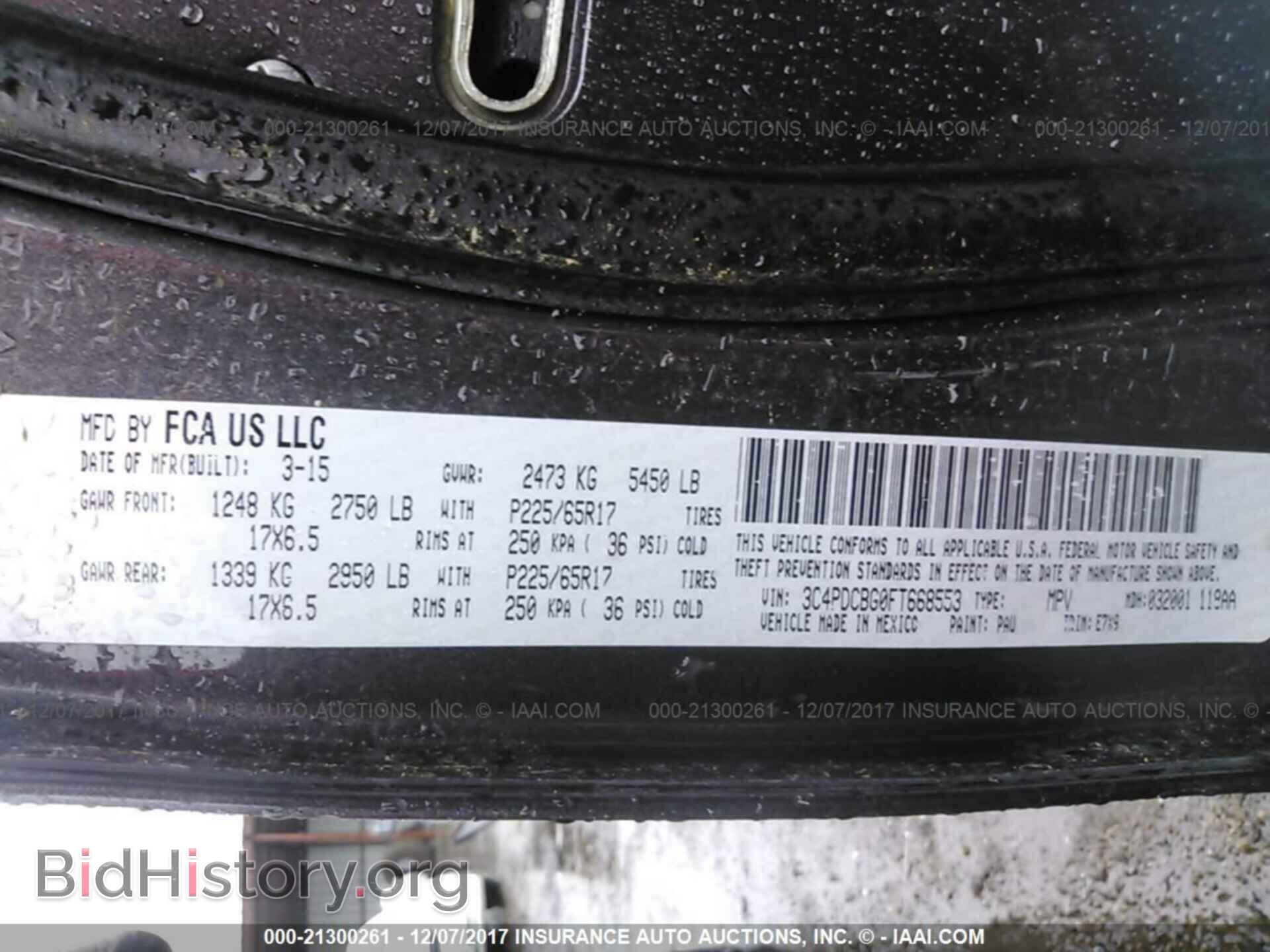 2015 Dodge Journey - VIN: 3C4PDCBG0FT668553 - Photo 9