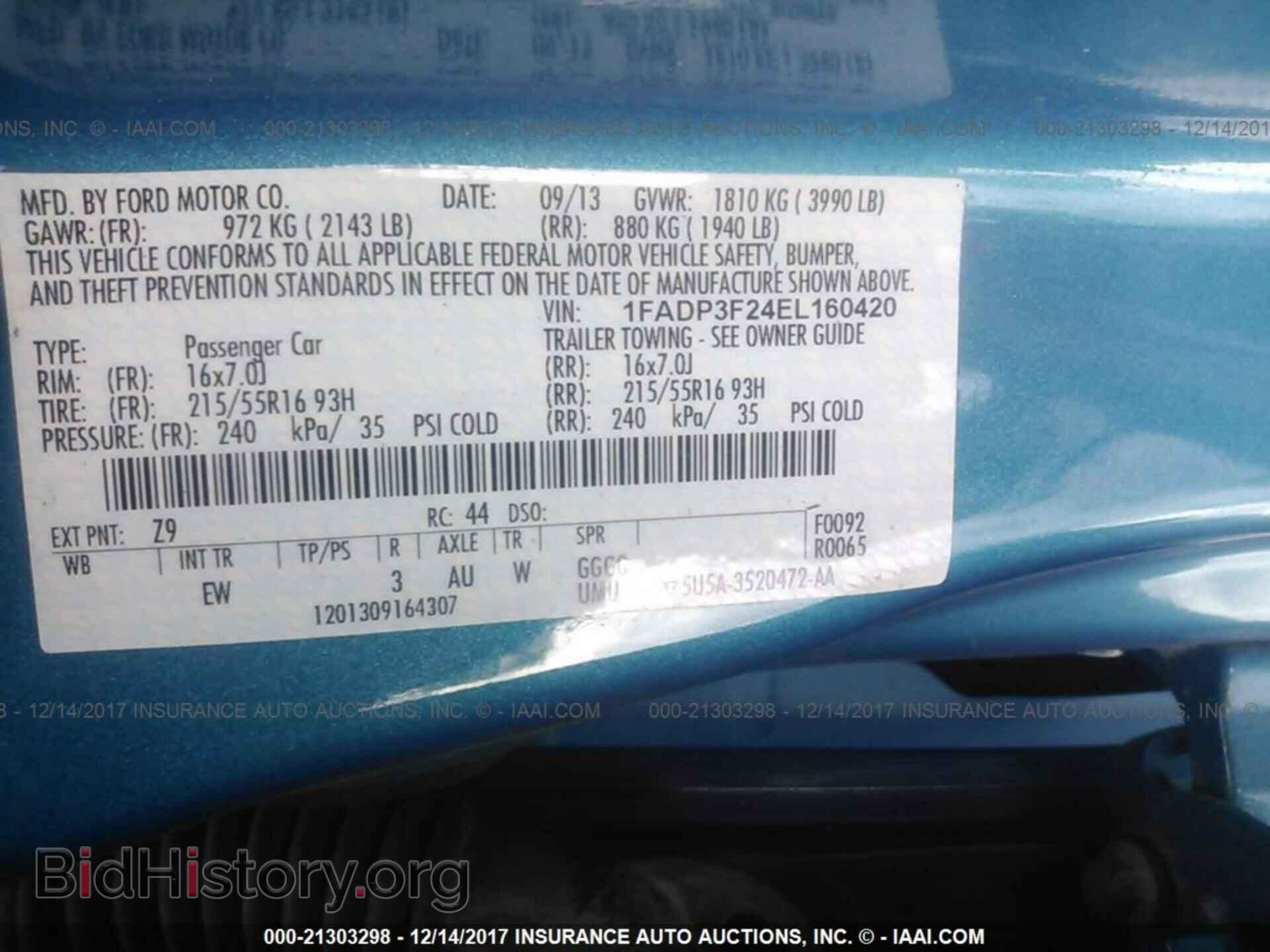 2014 Ford Focus - VIN: 1FADP3F24EL160420 - Photo 9