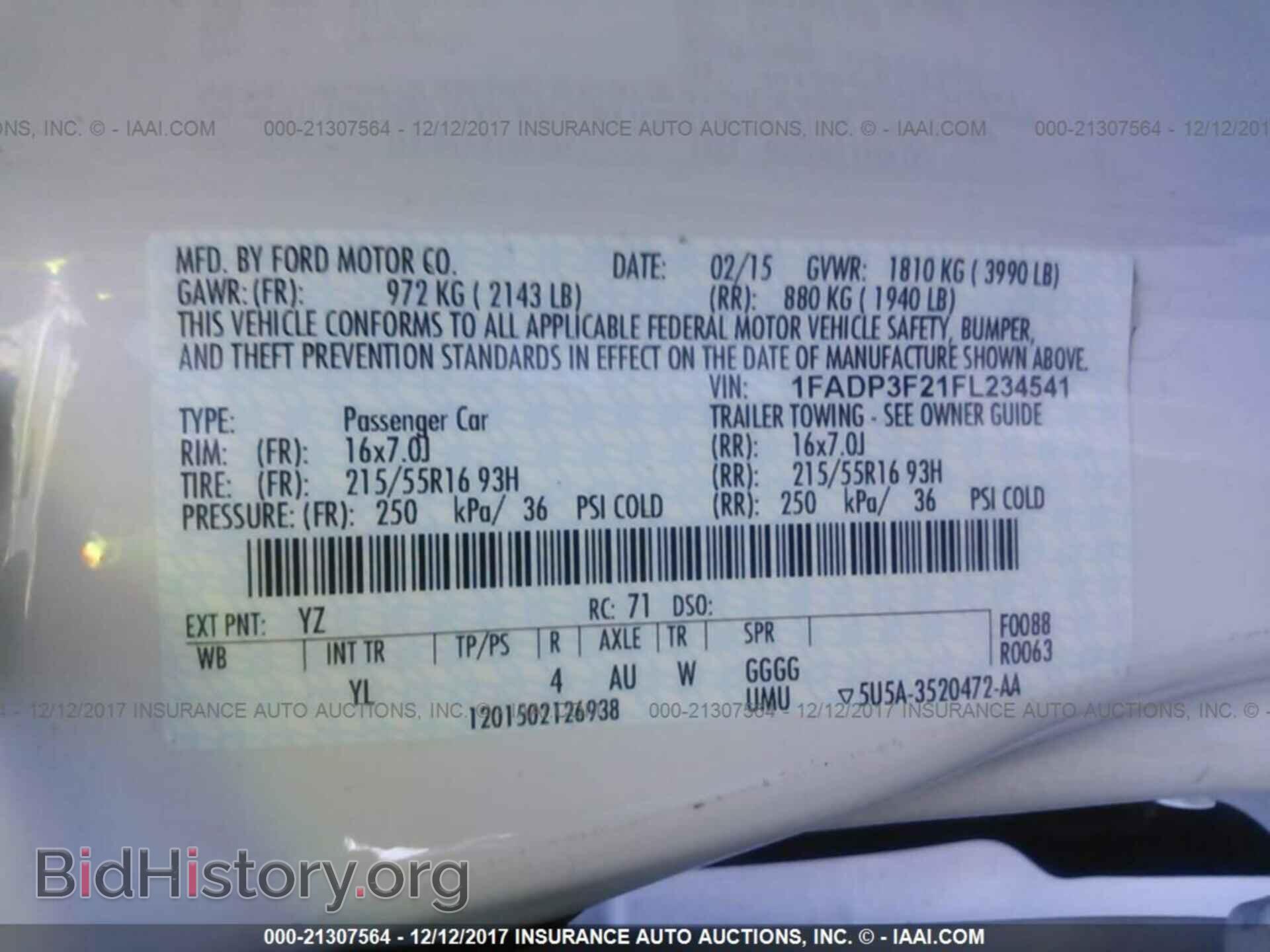 2015 Ford Focus - VIN: 1FADP3F21FL234541 - Photo 9
