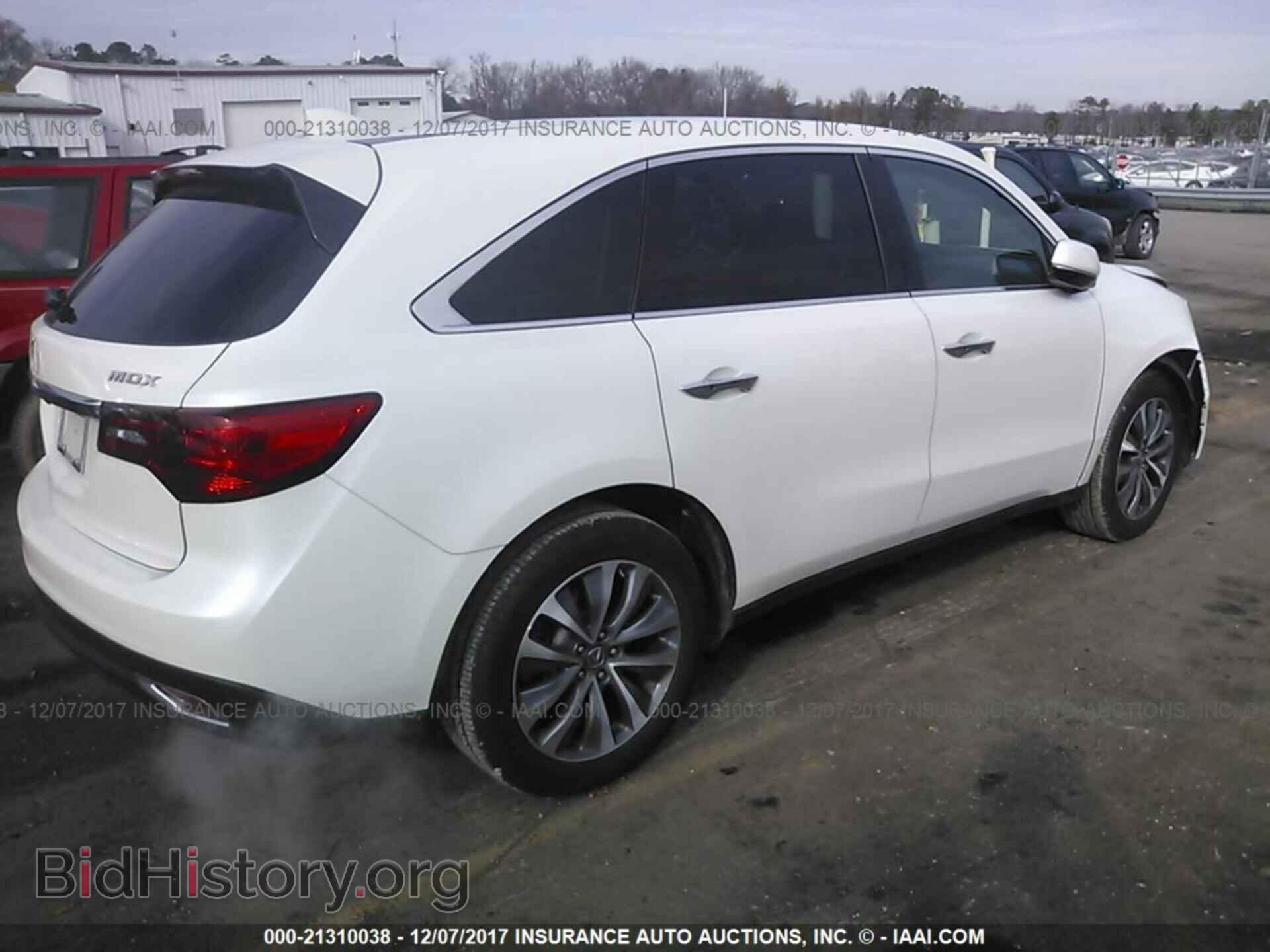 2014 Acura Mdx - VIN: 5FRYD3H48EB007091 - Фото 4
