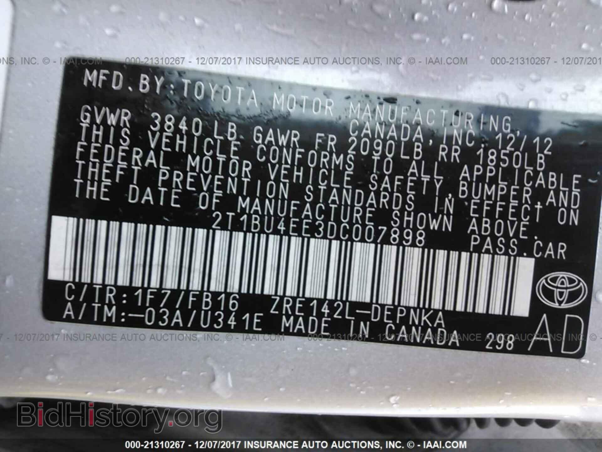 2013 Toyota Corolla - VIN: 2T1BU4EE3DC007898 - Photo 9