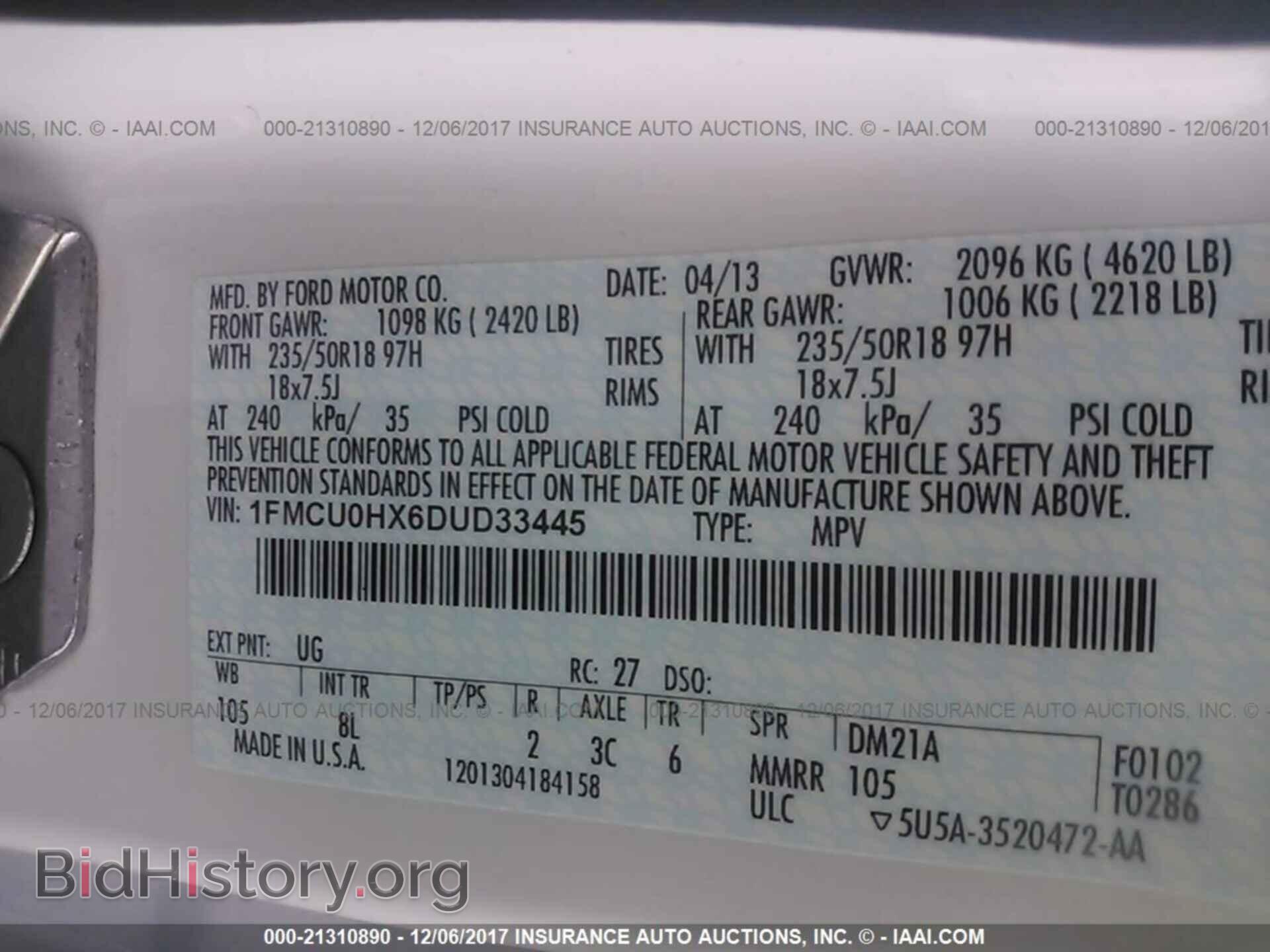 2013 Ford Escape - VIN: 1FMCU0HX6DUD33445 - Photo 9