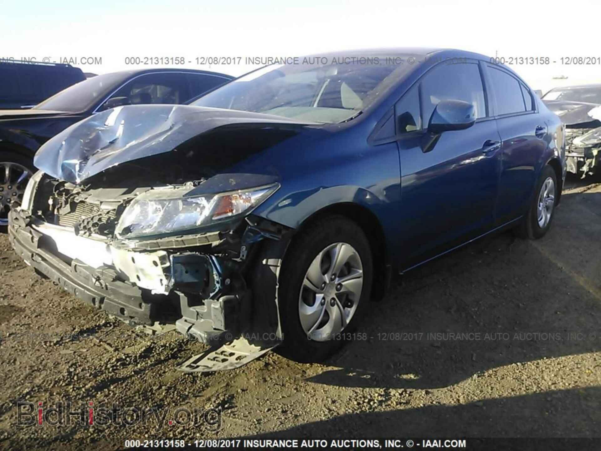 2013 Honda Civic - VIN: 2HGFB2F54DH549657 - Фото 2