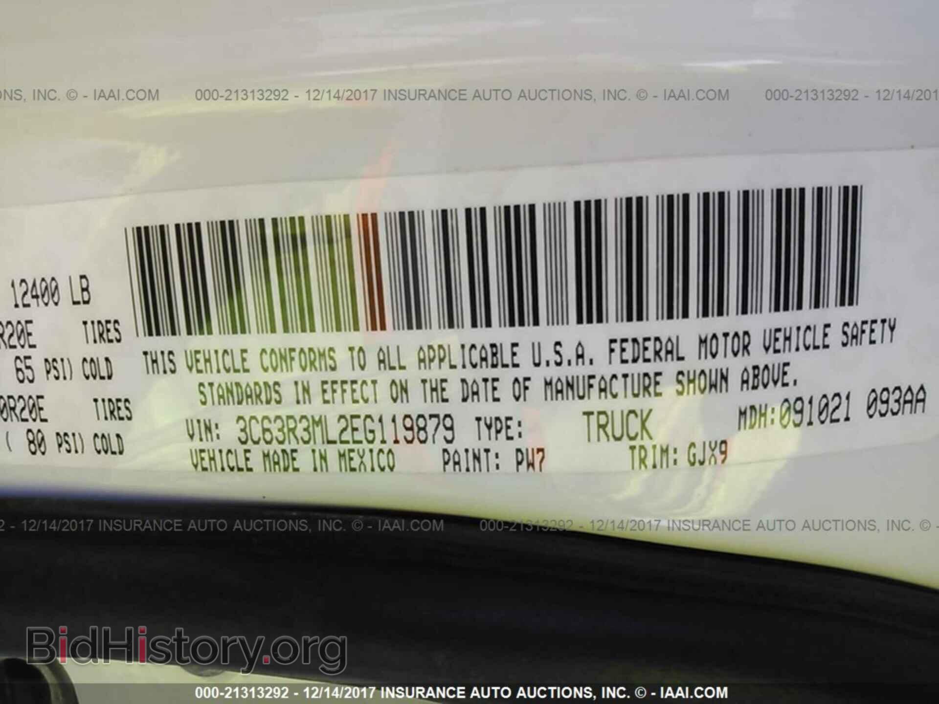 2014 Ram 3500 - VIN: 3C63R3ML2EG119879 - Photo 9