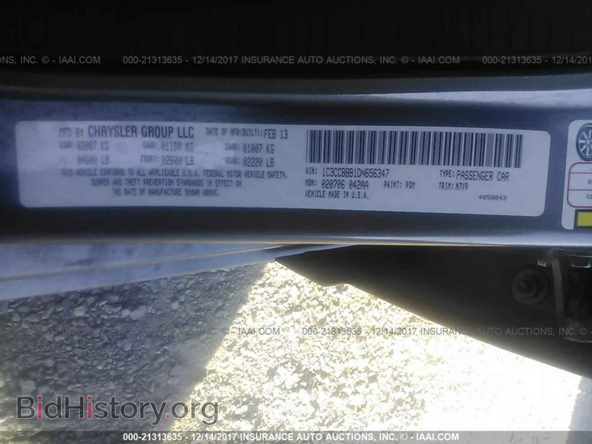 2013 Chrysler 200 - VIN: 1C3CCBBB1DN656347 - Photo 9
