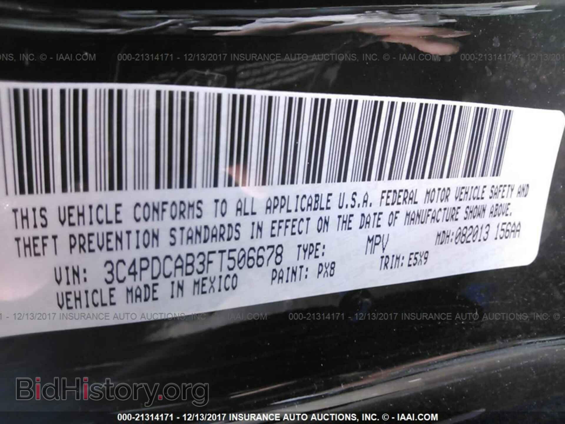 2015 Dodge Journey - VIN: 3C4PDCAB3FT506678 - Photo 9