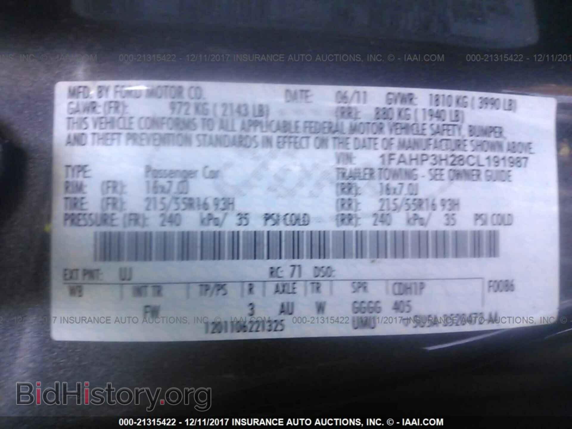 2012 Ford Focus - VIN: 1FAHP3H28CL191987 - Photo 9