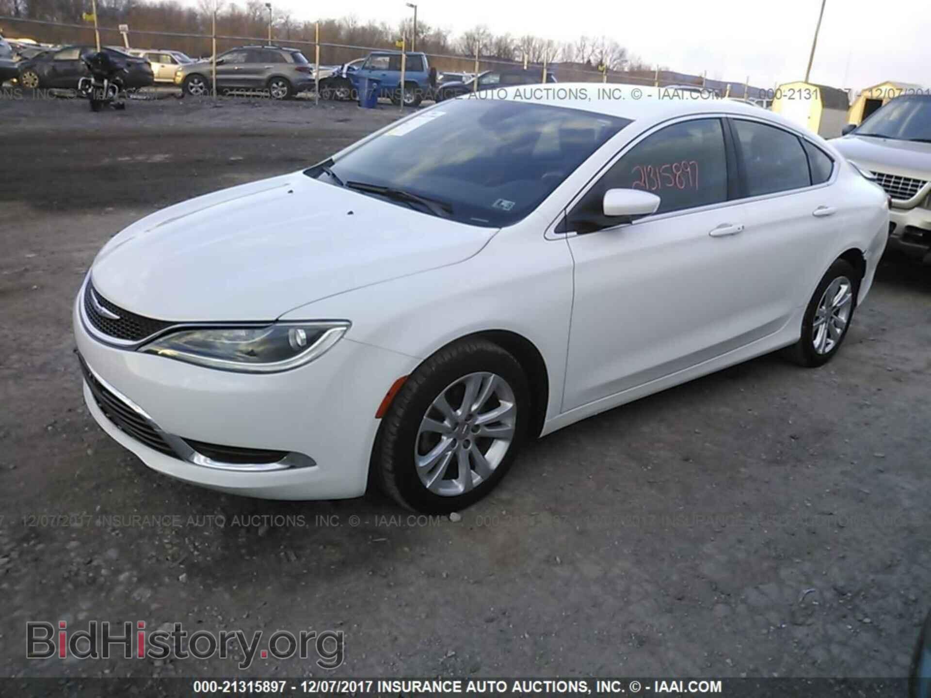2015 Chrysler 200 - VIN: 1C3CCCAB2FN698388 - Фото 2