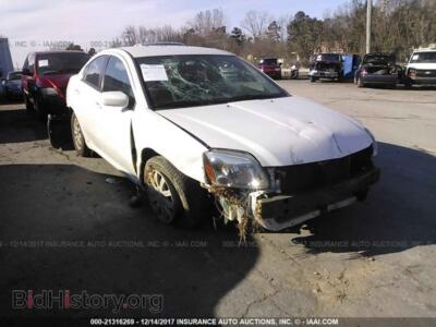 2012 Mitsubishi GALANT, белый — VIN 4A32B2FF7CE025251, IAAI