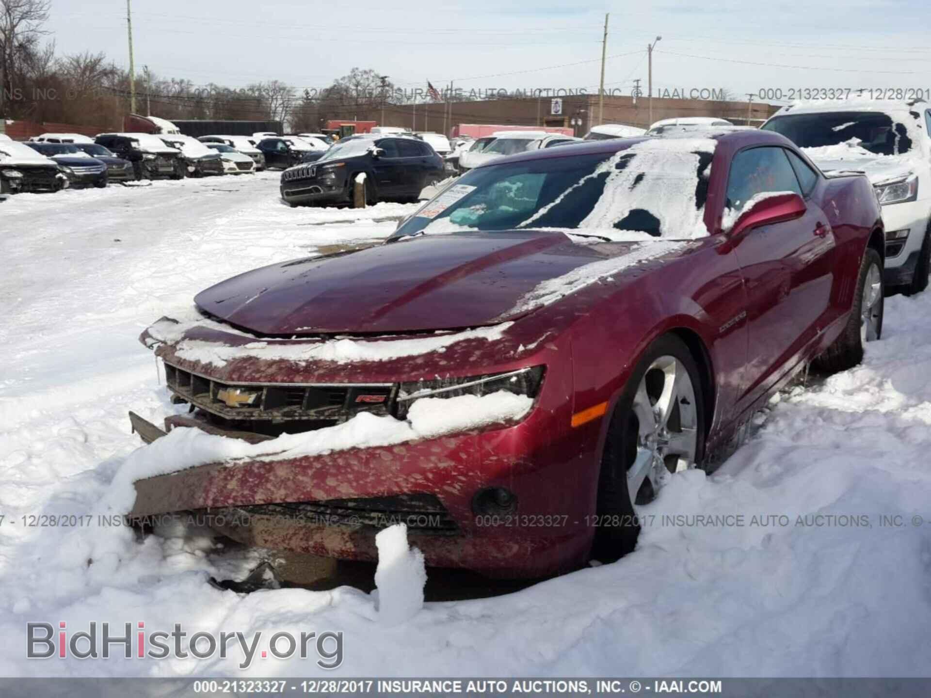 2014 Chevrolet Camaro - VIN: 2G1FB1E35E9287595 - Фото 2