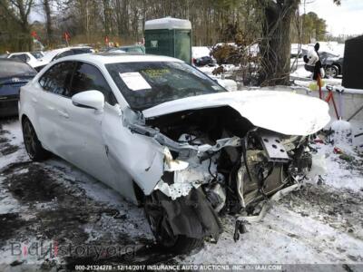 2015 Lexus IS, white — VIN JTHCE1D26F5009683, IAAI