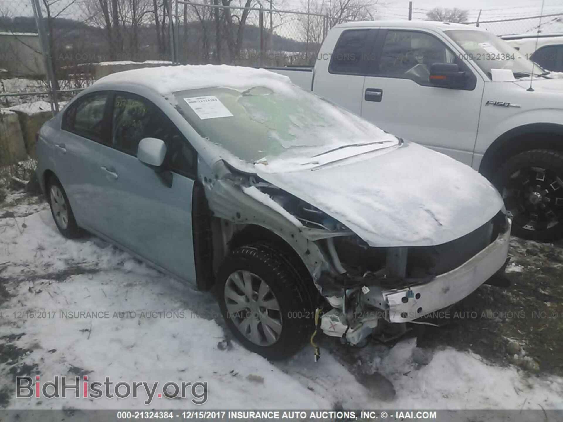 Photo 19XFB2F51CE016285 - HONDA CIVIC 2012