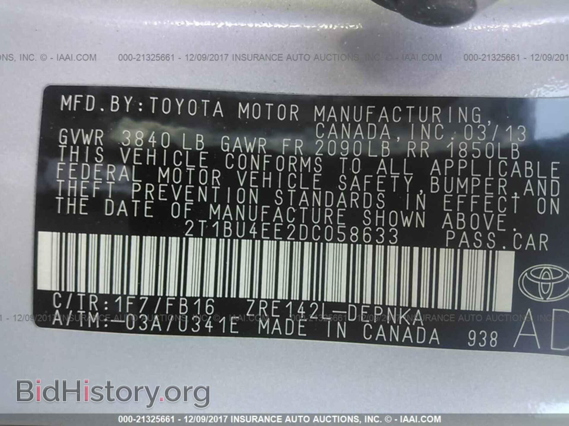 2013 Toyota Corolla - VIN: 2T1BU4EE2DC058633 - Photo 9