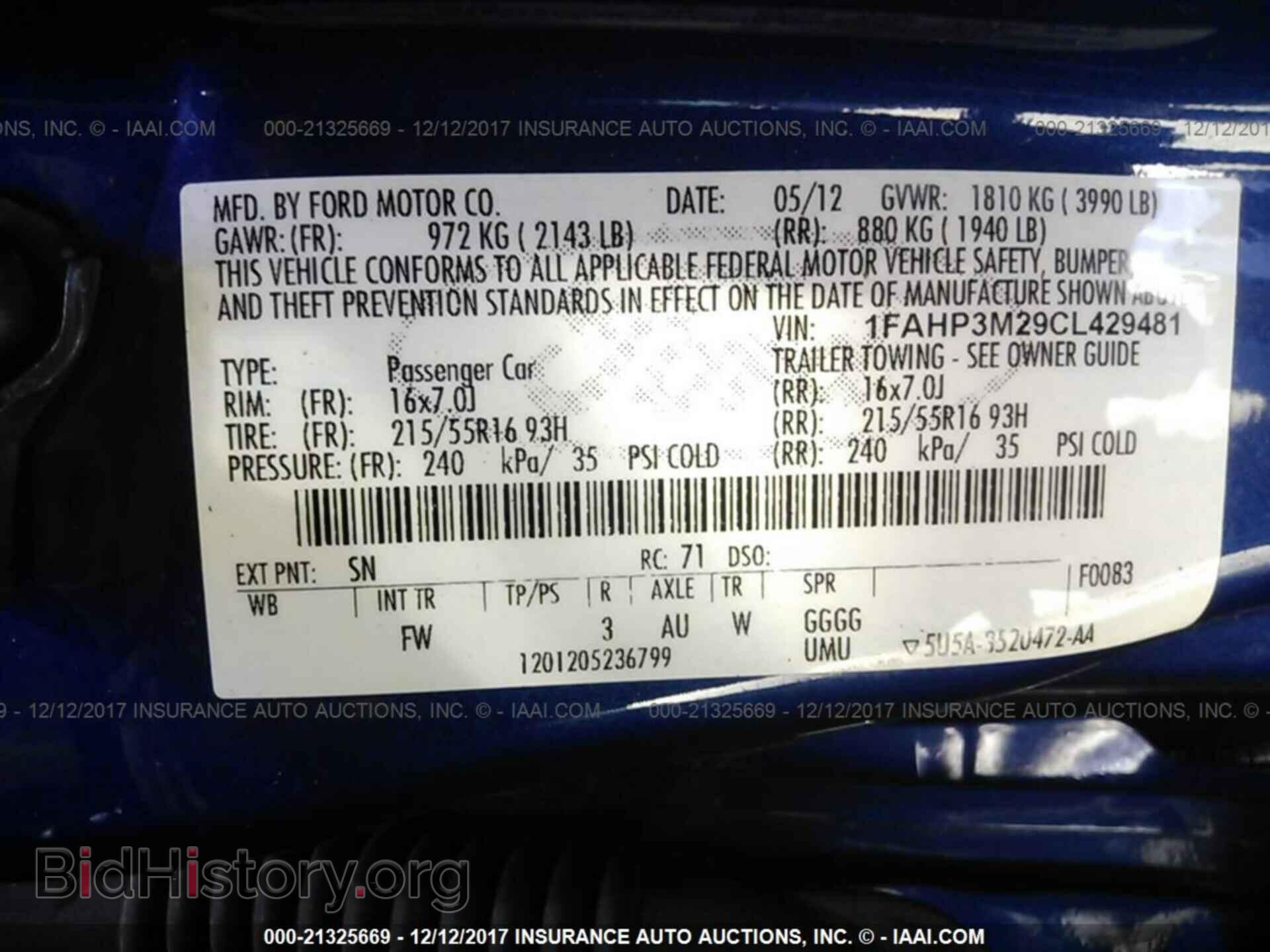 2012 Ford Focus - VIN: 1FAHP3M29CL429481 - Photo 9