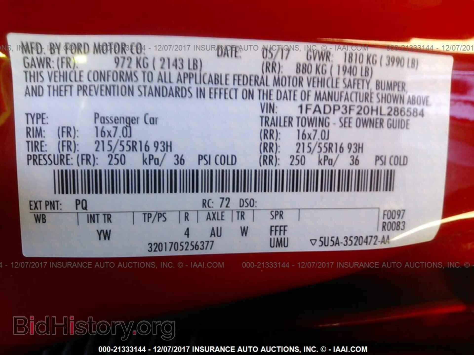 2017 Ford Focus - VIN: 1FADP3F20HL286584 - Photo 9