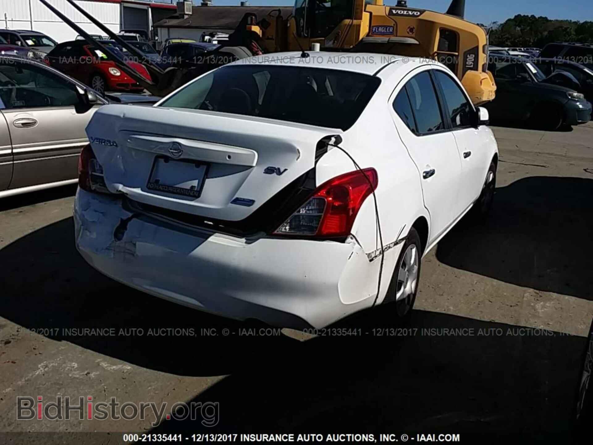 2012 Nissan Versa - VIN: 3N1CN7AP8CL857504 - Фото 4
