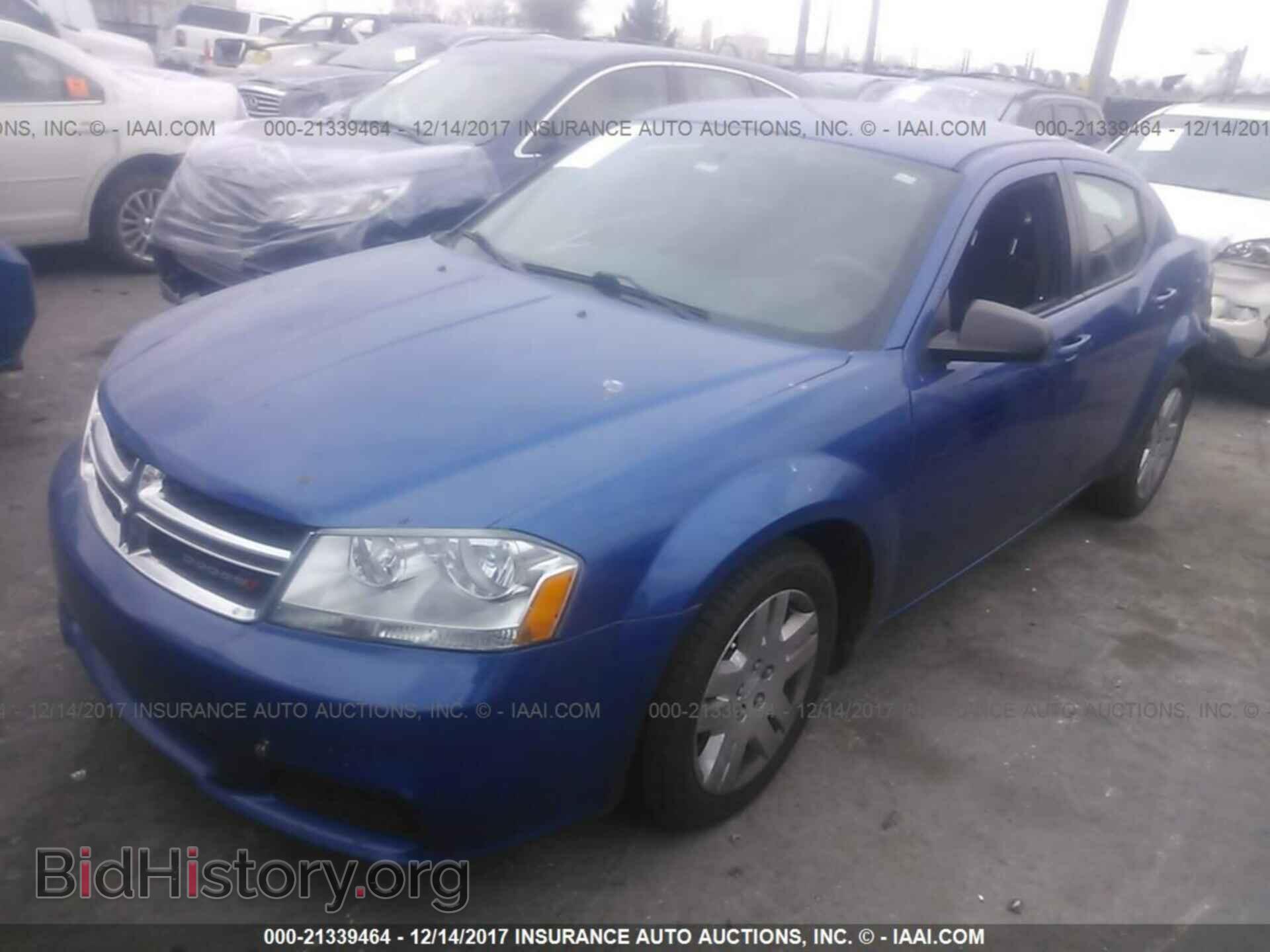 2014 Dodge Avenger - VIN: 1C3CDZAB9EN120819 - Фото 2