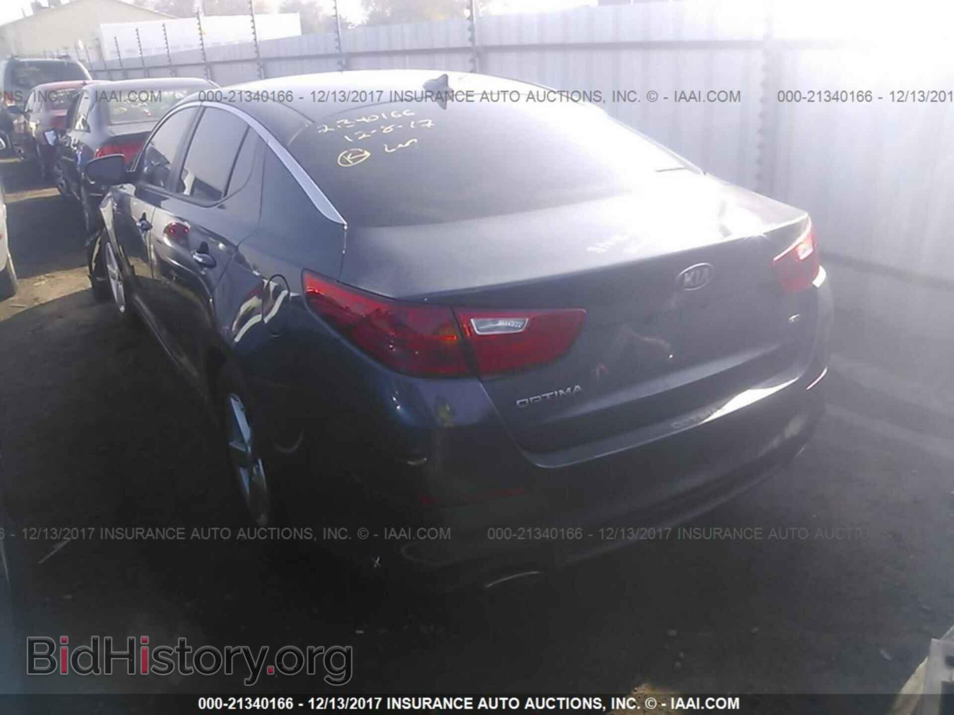 2015 Kia Optima - VIN: KNAGM4A72F5621772 - Photo 3