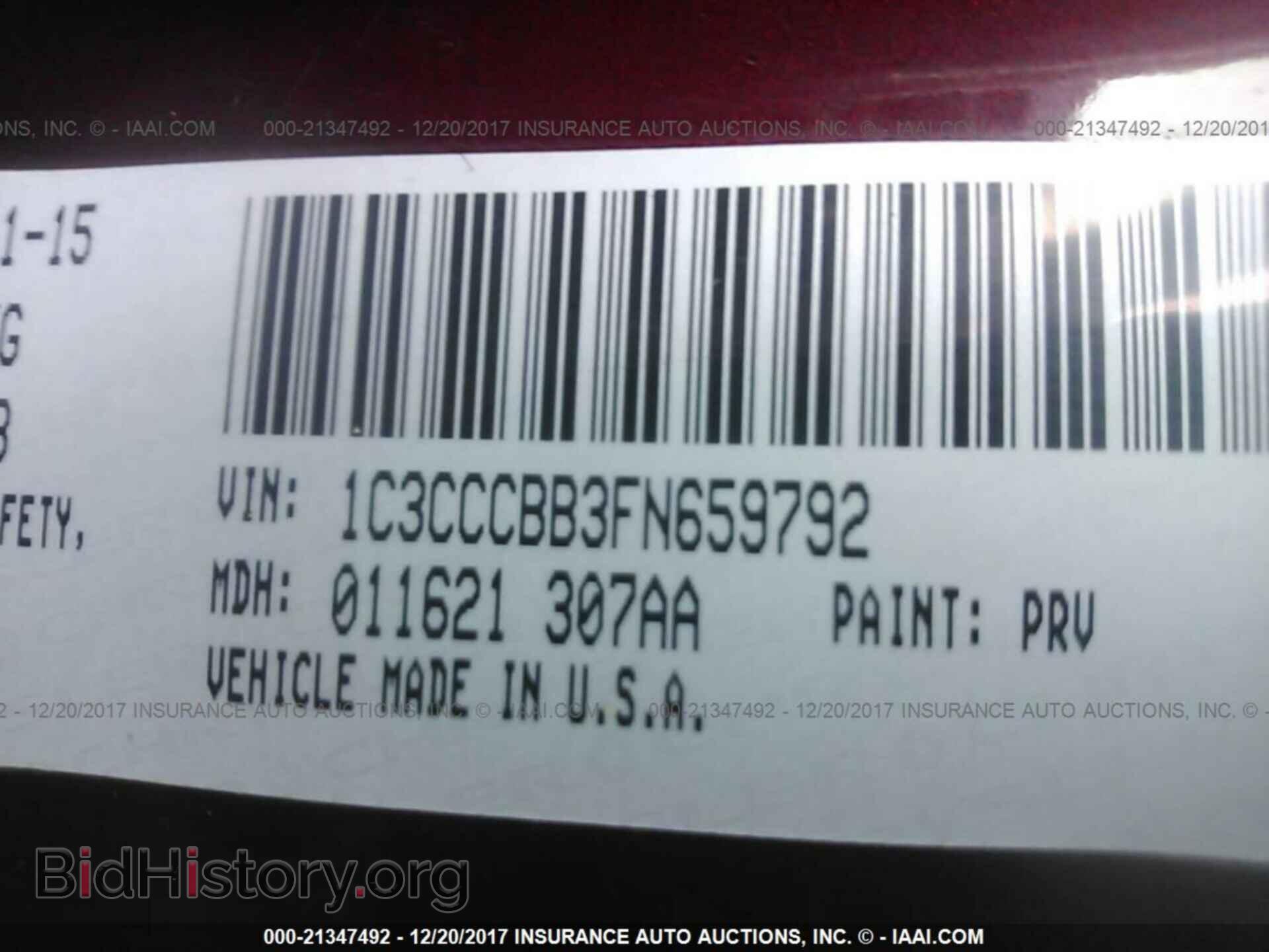 2015 Chrysler 200 - VIN: 1C3CCCBB3FN659792 - Photo 9