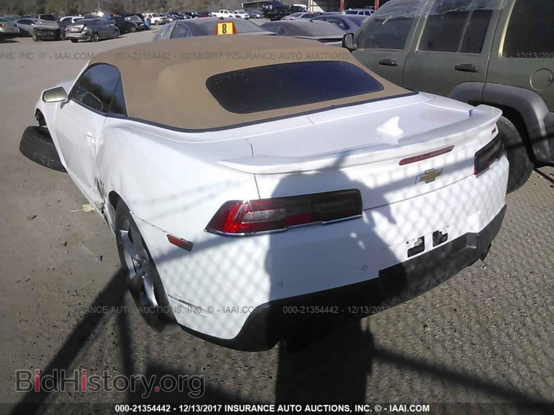 2014 Chevrolet Camaro - VIN: 2G1FC3D30E9162322 - Фото 3