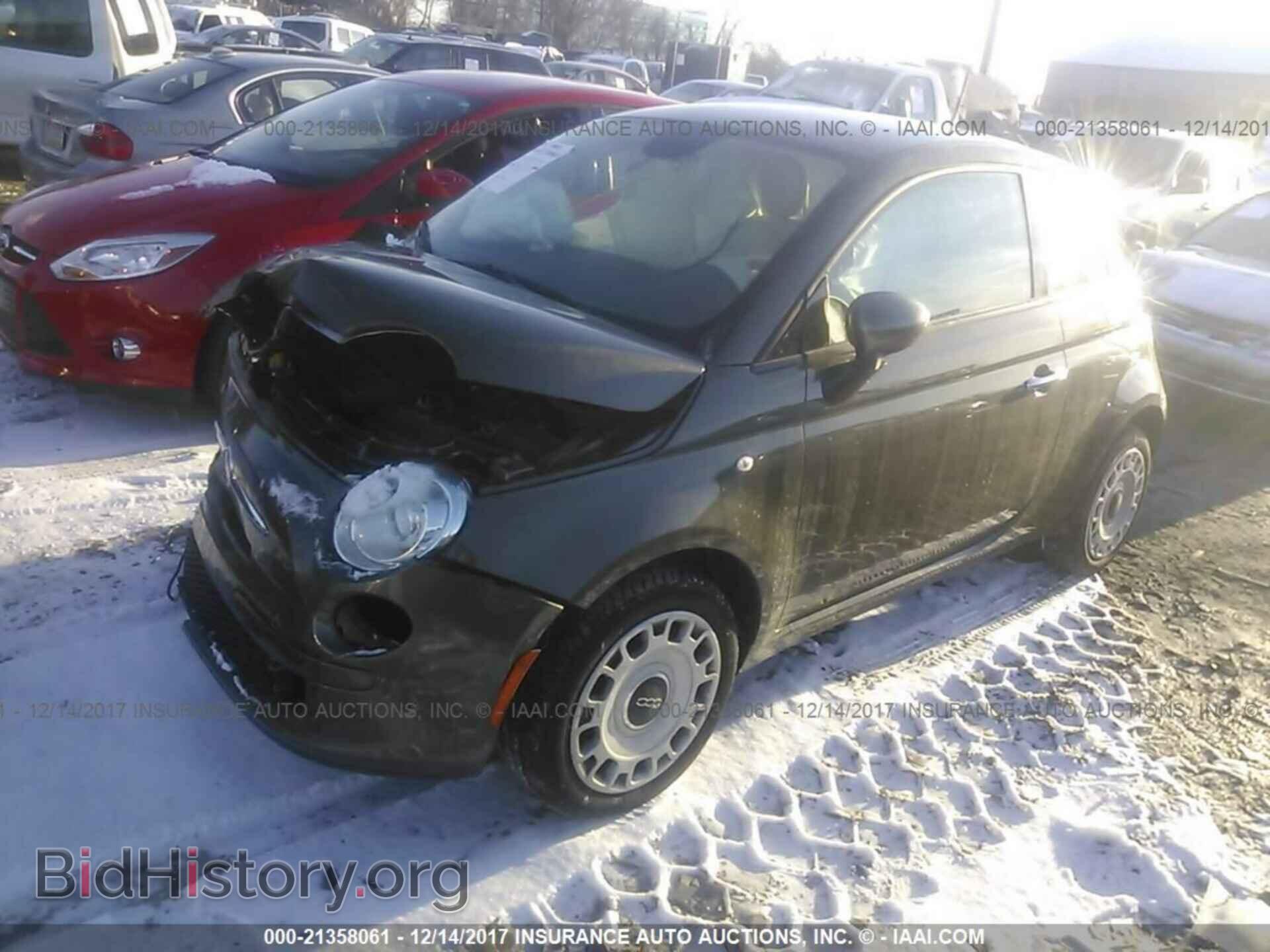 2013 Fiat 500 - VIN: 3C3CFFAR2DT753988 - Фото 2
