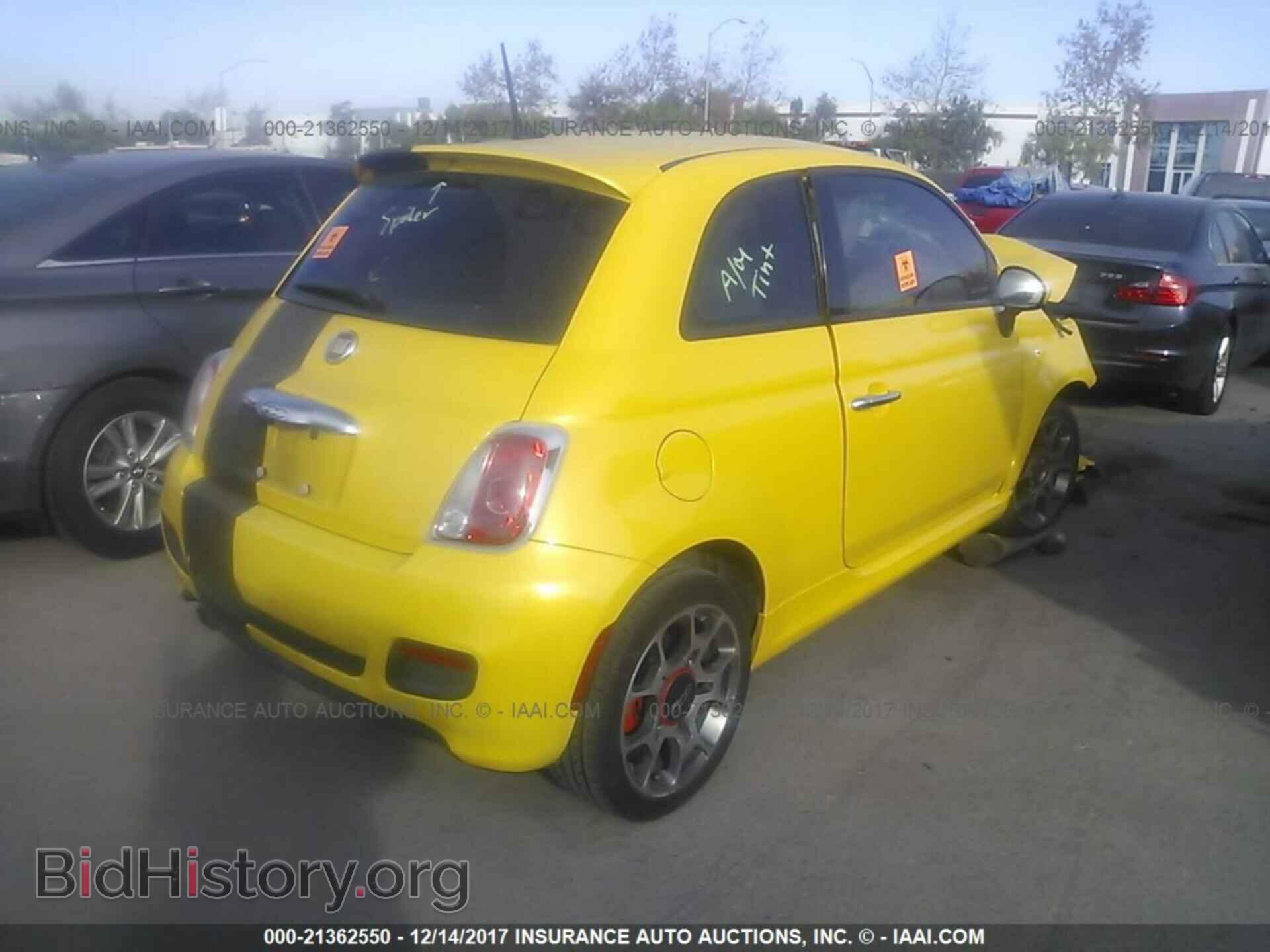 2015 Fiat 500 - VIN: 3C3CFFBR6FT590618 - Photo 4