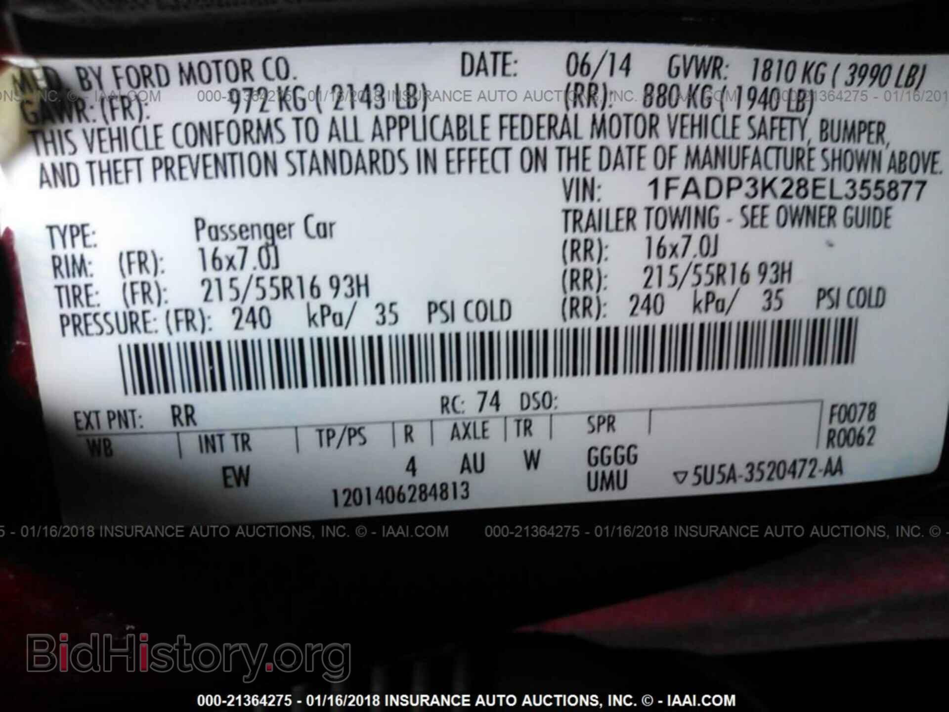 2014 Ford Focus - VIN: 1FADP3K28EL355877 - Photo 9