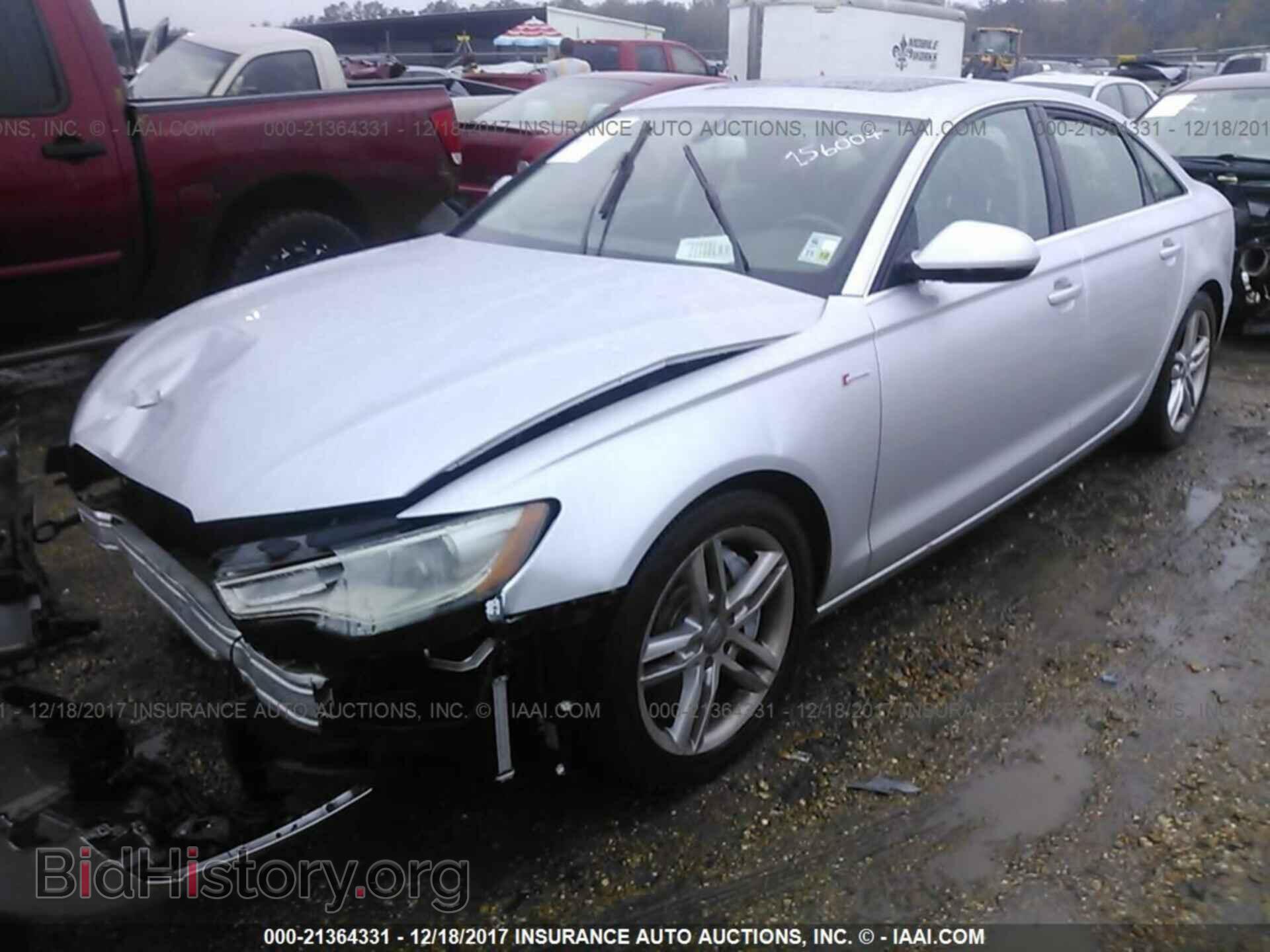 2012 Audi A6 - VIN: WAUGGAFC1CN152004 - Фото 2