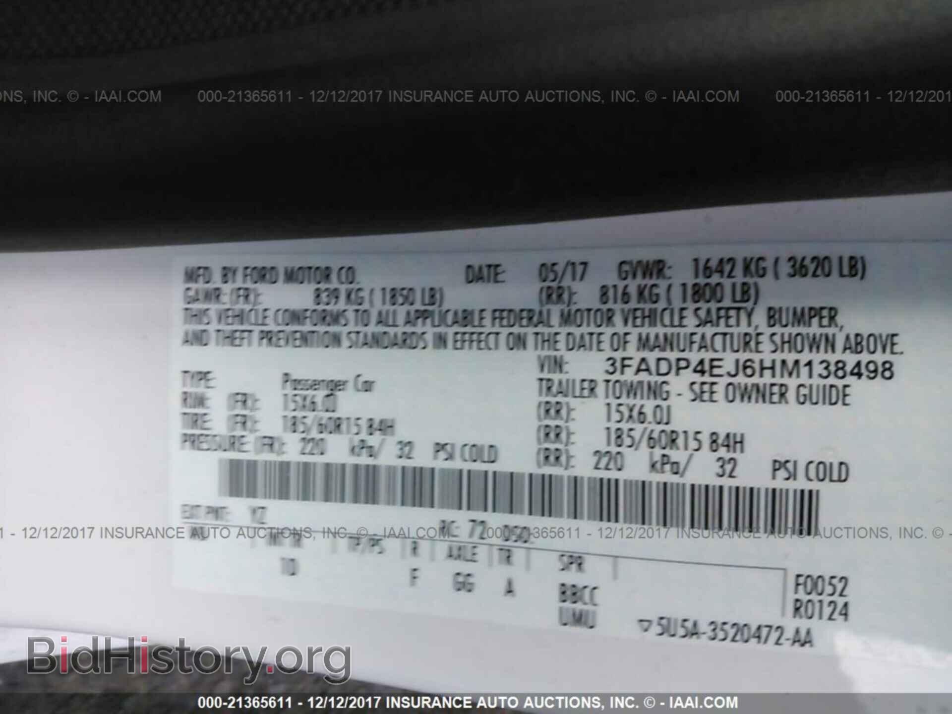 2017 Ford Fiesta - VIN: 3FADP4EJ6HM138498 - Photo 9