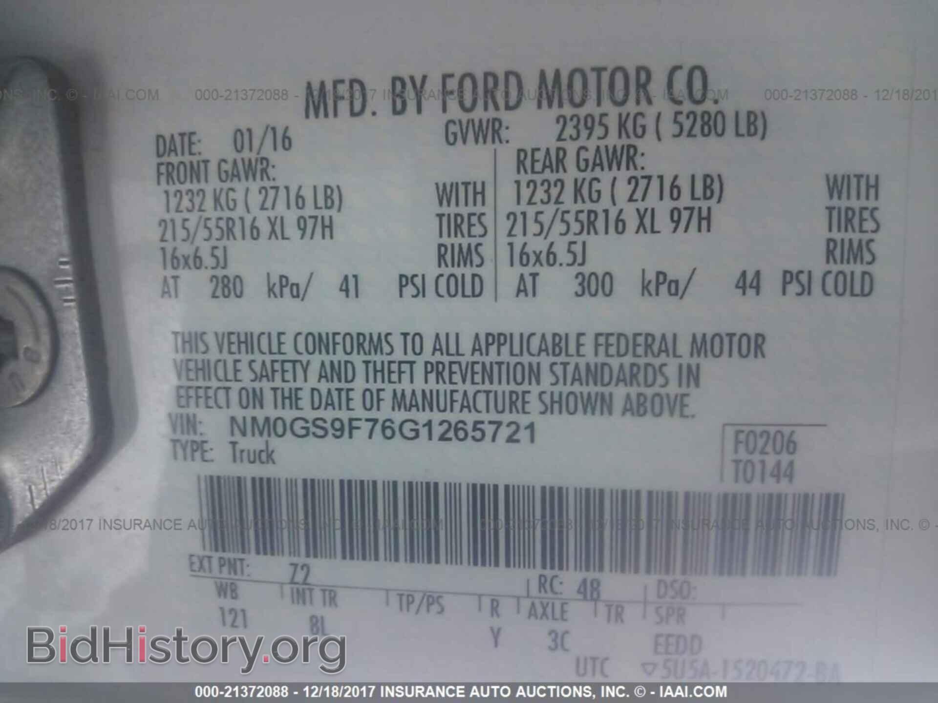 2016 Ford Transit - VIN: NM0GS9F76G1265721 - Photo 9