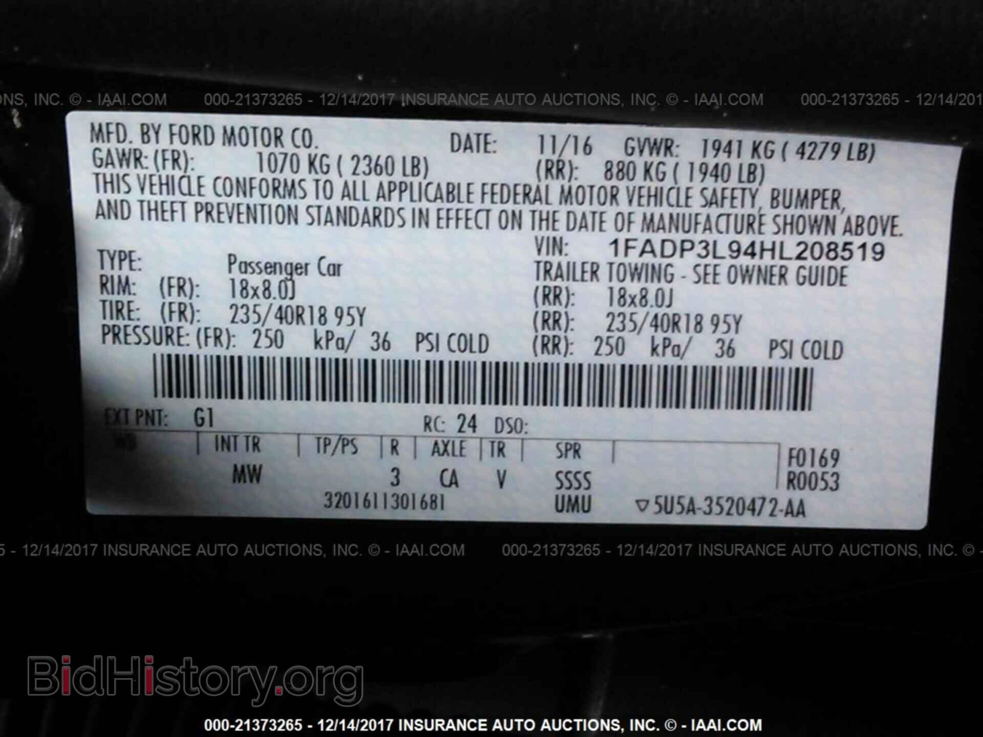 2017 Ford Focus - VIN: 1FADP3L94HL208519 - Photo 9
