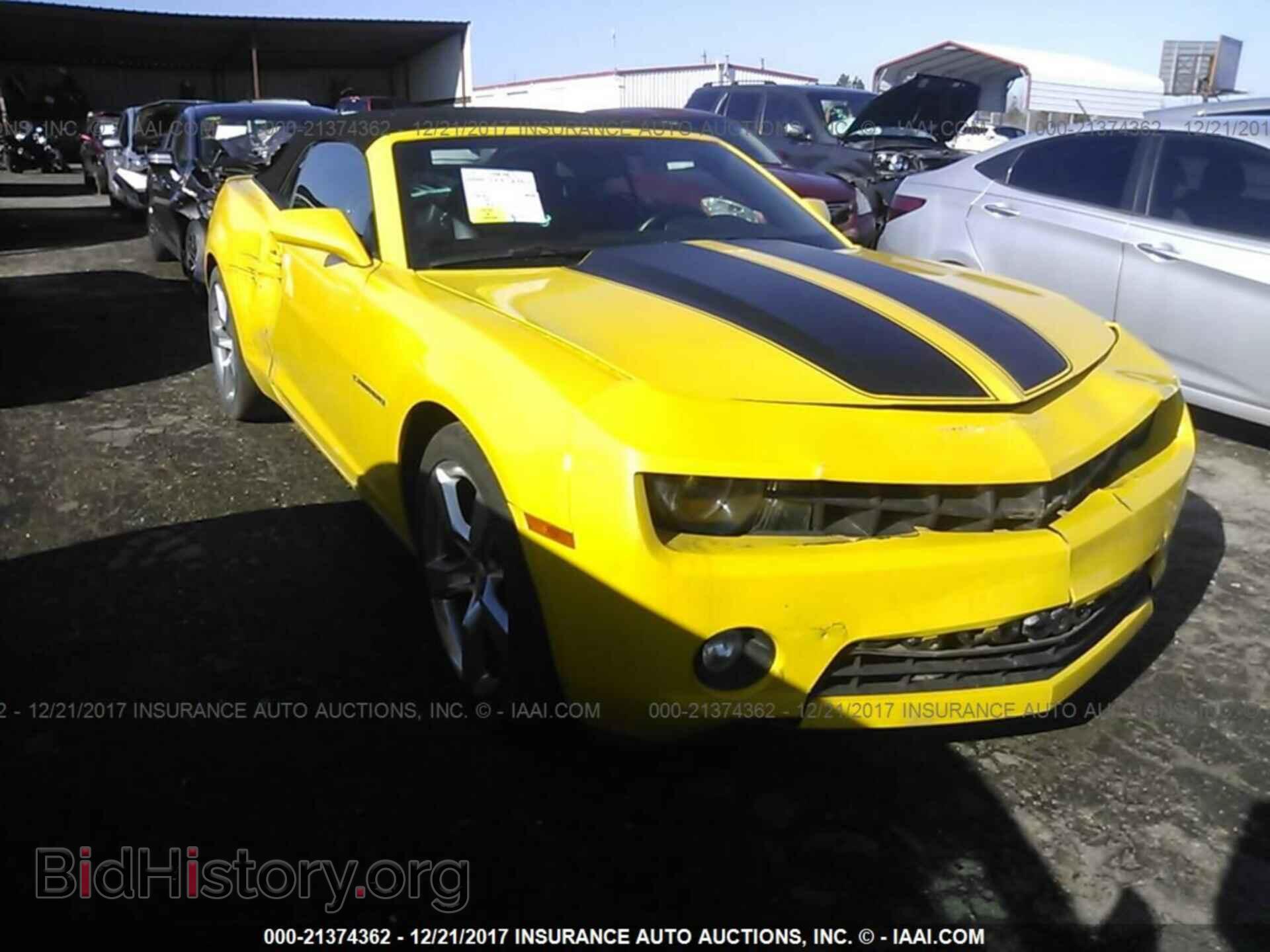 Photo 2G1FC3D33C9100149 - Chevrolet Camaro 2012