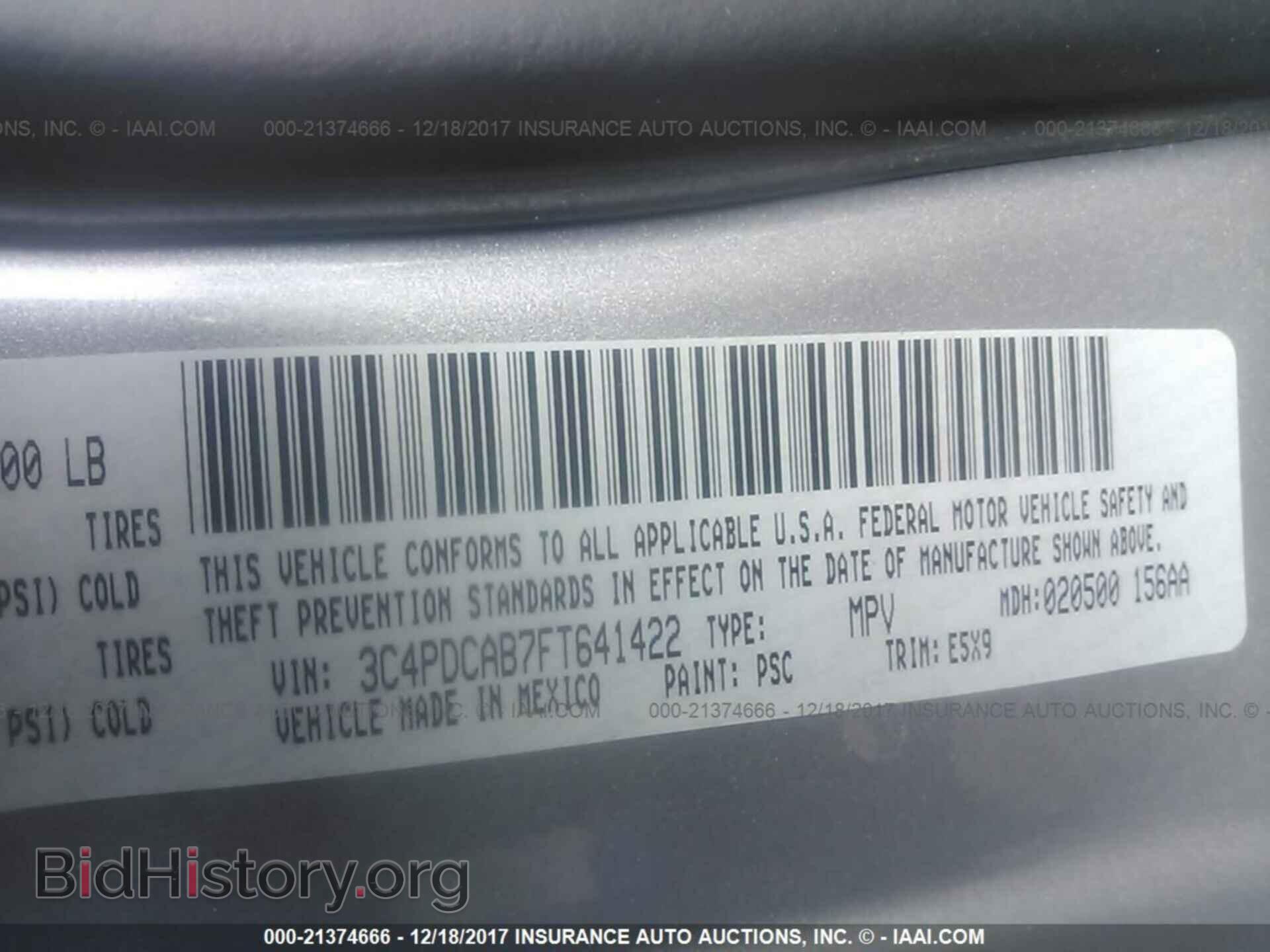 2015 Dodge Journey - VIN: 3C4PDCAB7FT641422 - Photo 9
