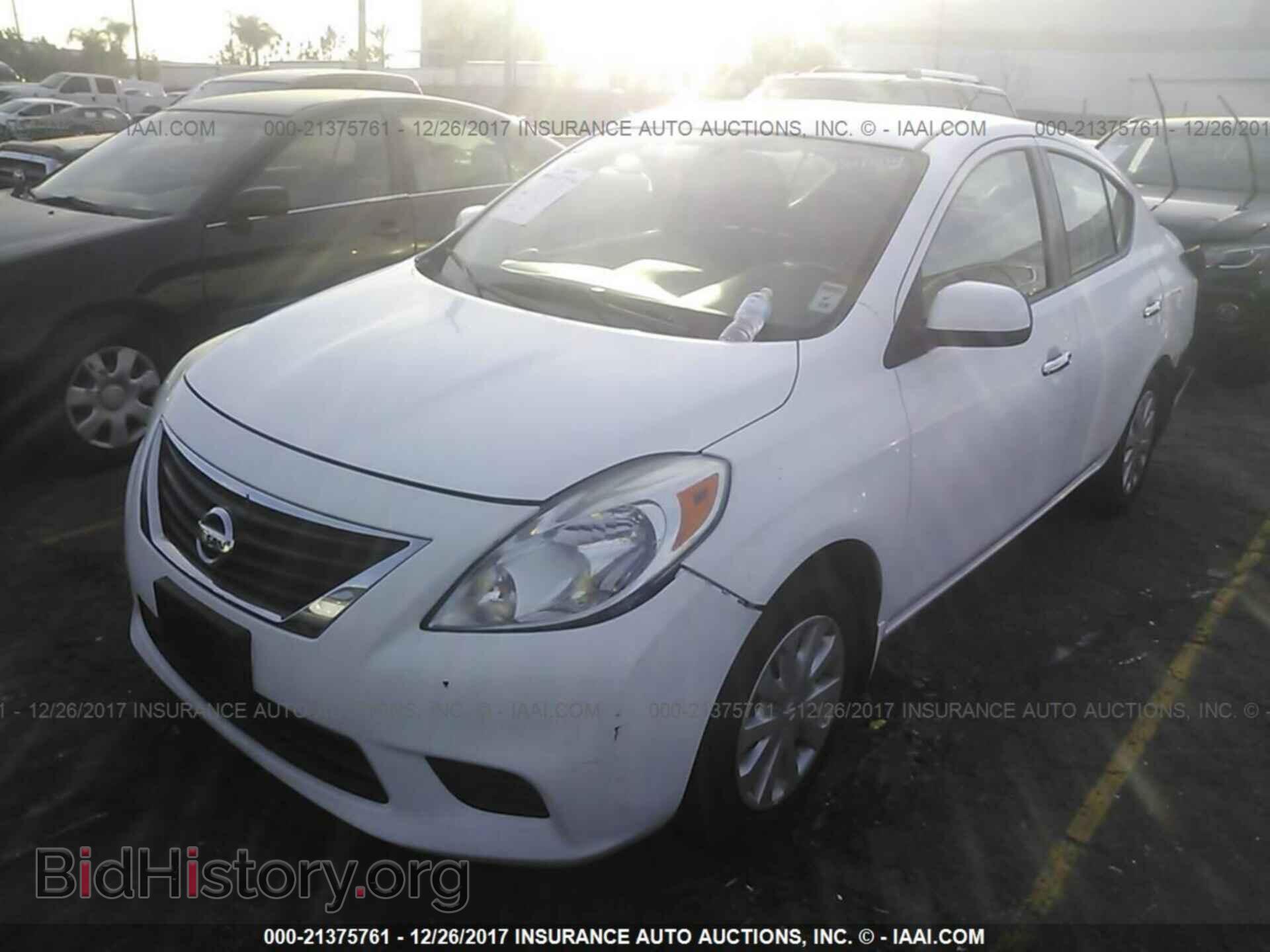2012 Nissan Versa - VIN: 3N1CN7AP6CL873782 - Фото 2