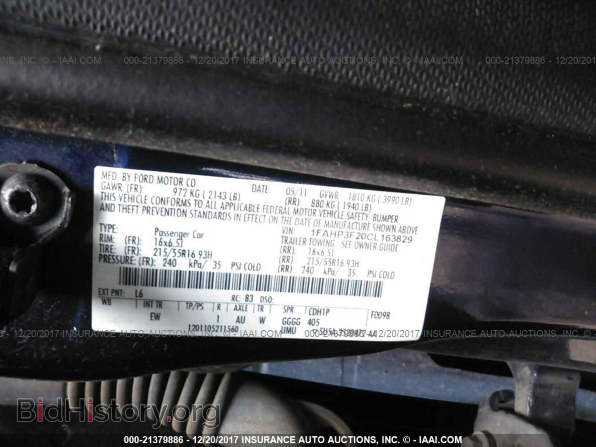 2012 Ford Focus - VIN: 1FAHP3F20CL163829 - Photo 9